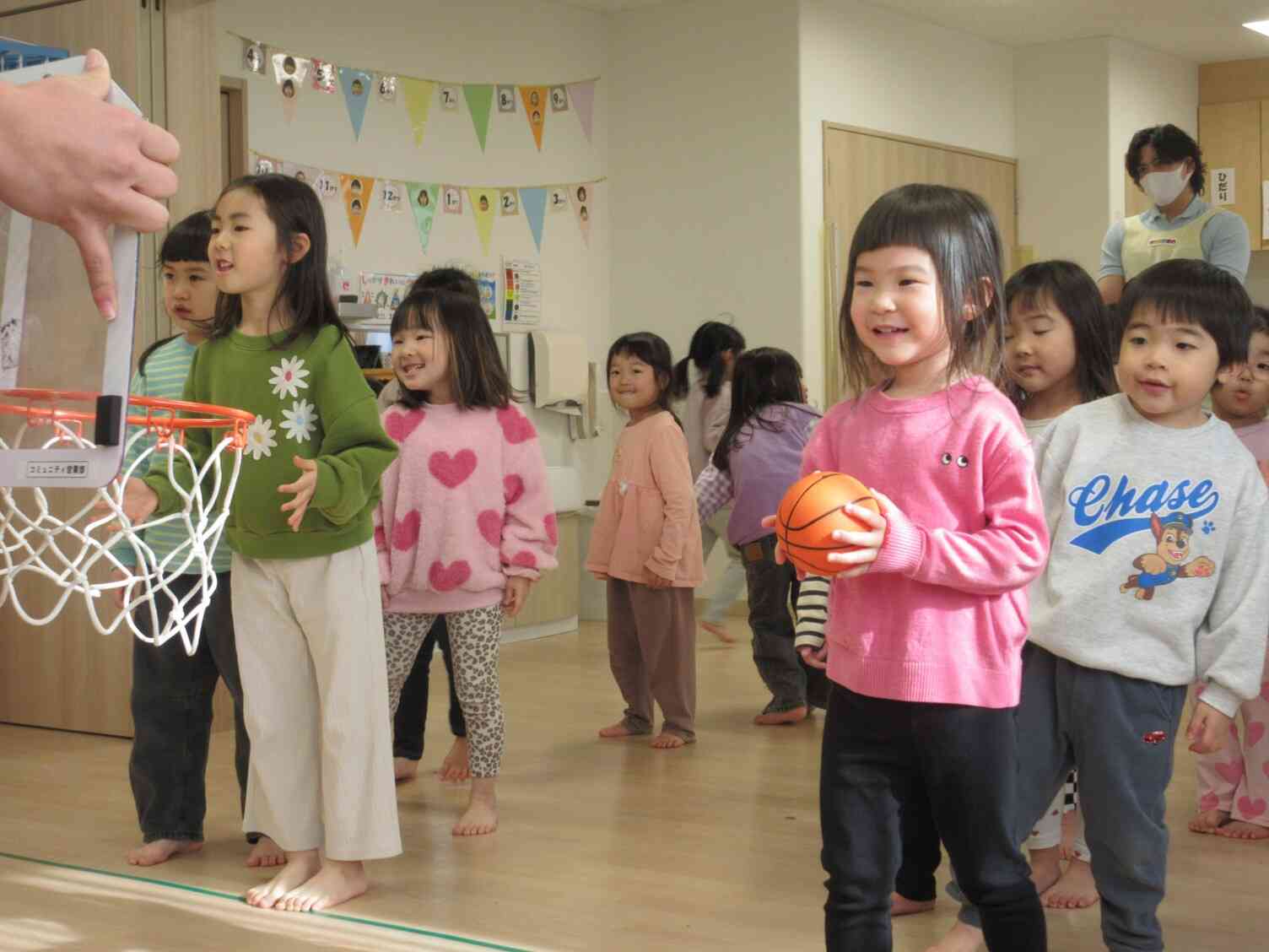 「シュートするのすこしきんちょうするなぁ~」