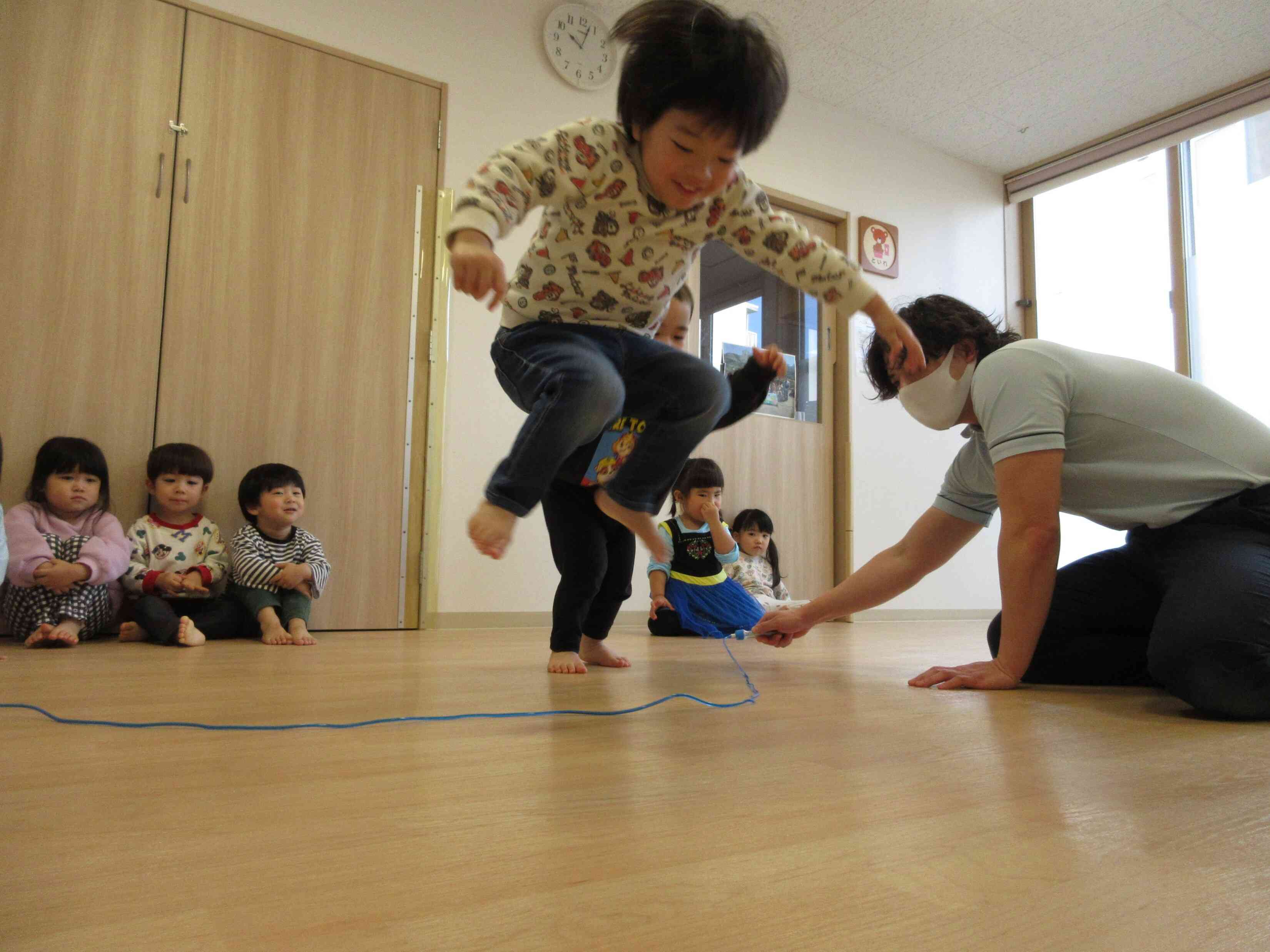 縄跳びに挑戦！！