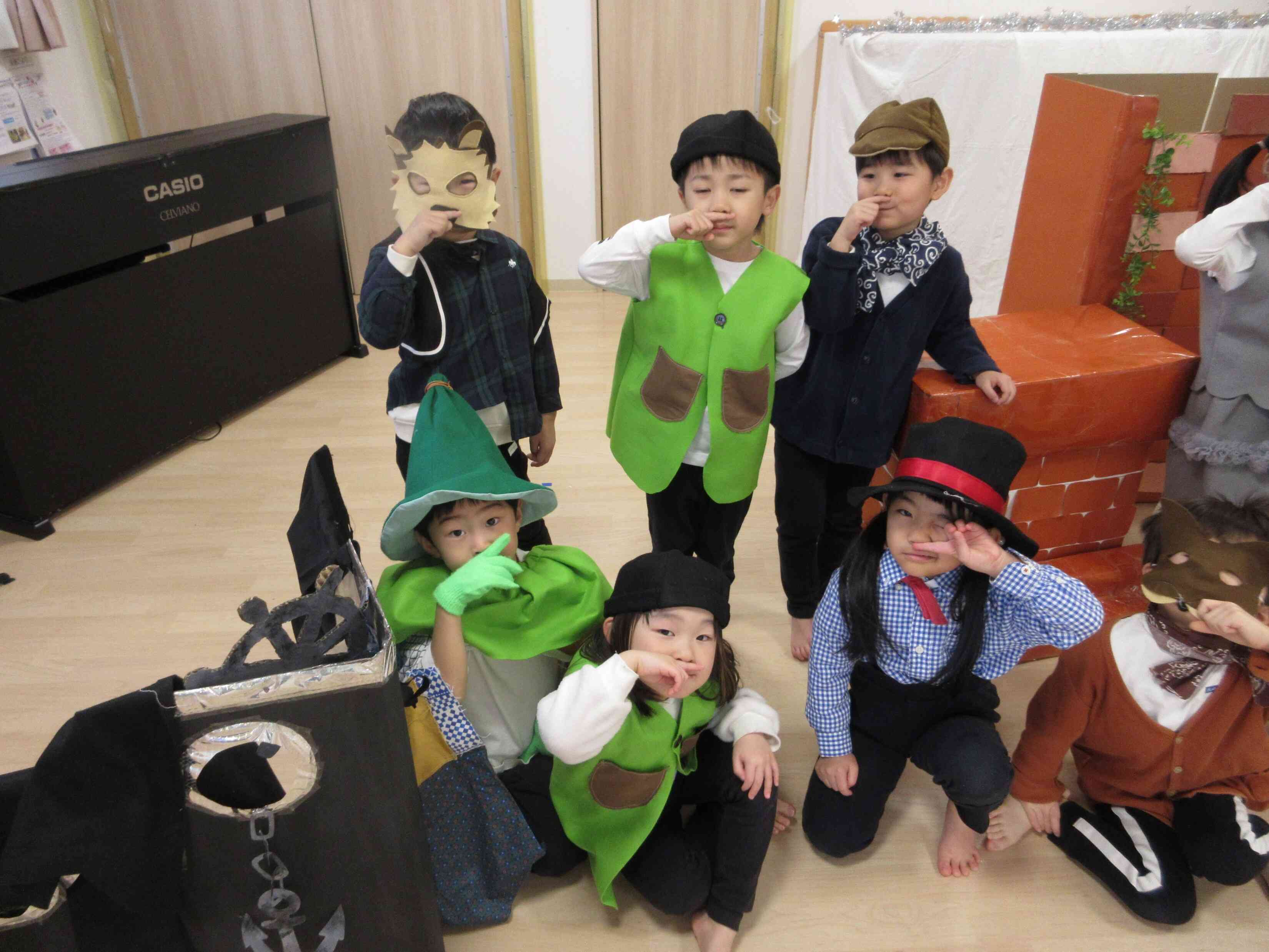 お決まりのポーズ！