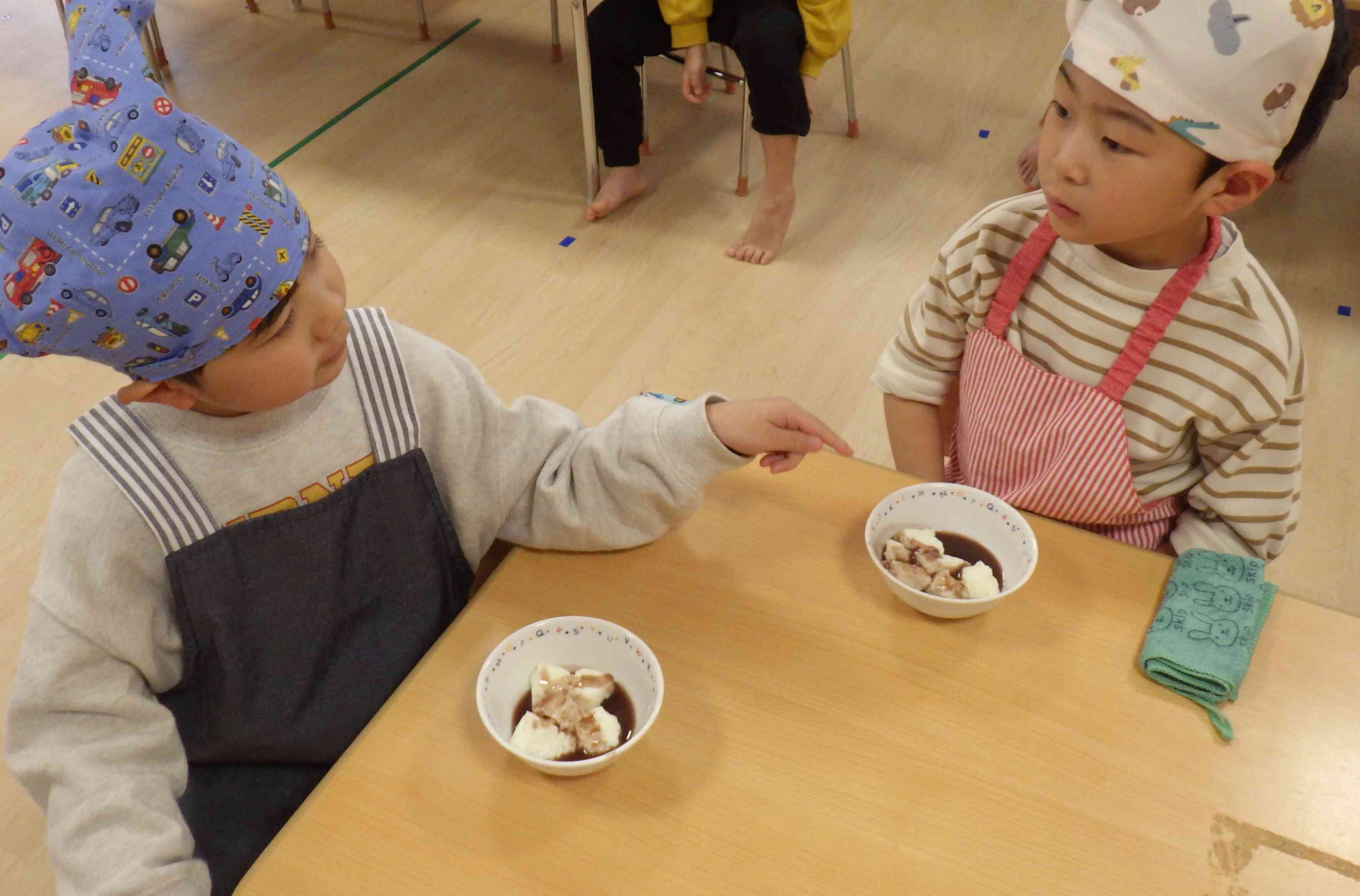 『 つぶあんとこしあん、どっちにしたの？』