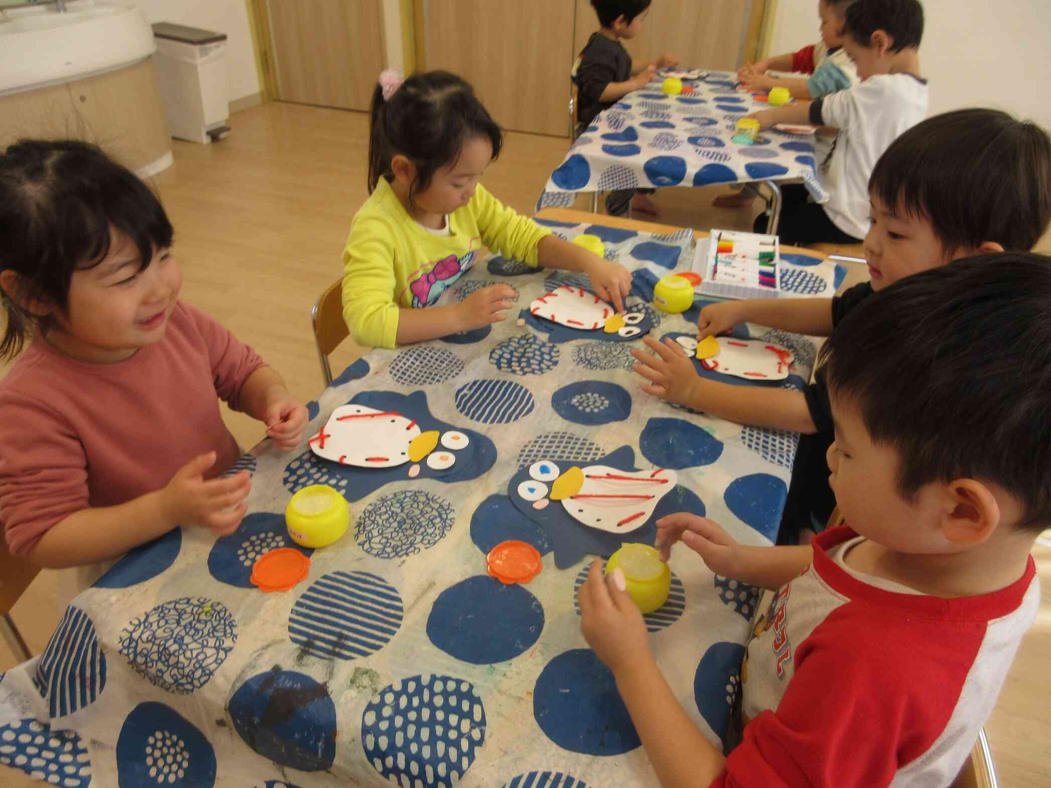 ノリを使って貼ってみよう☆