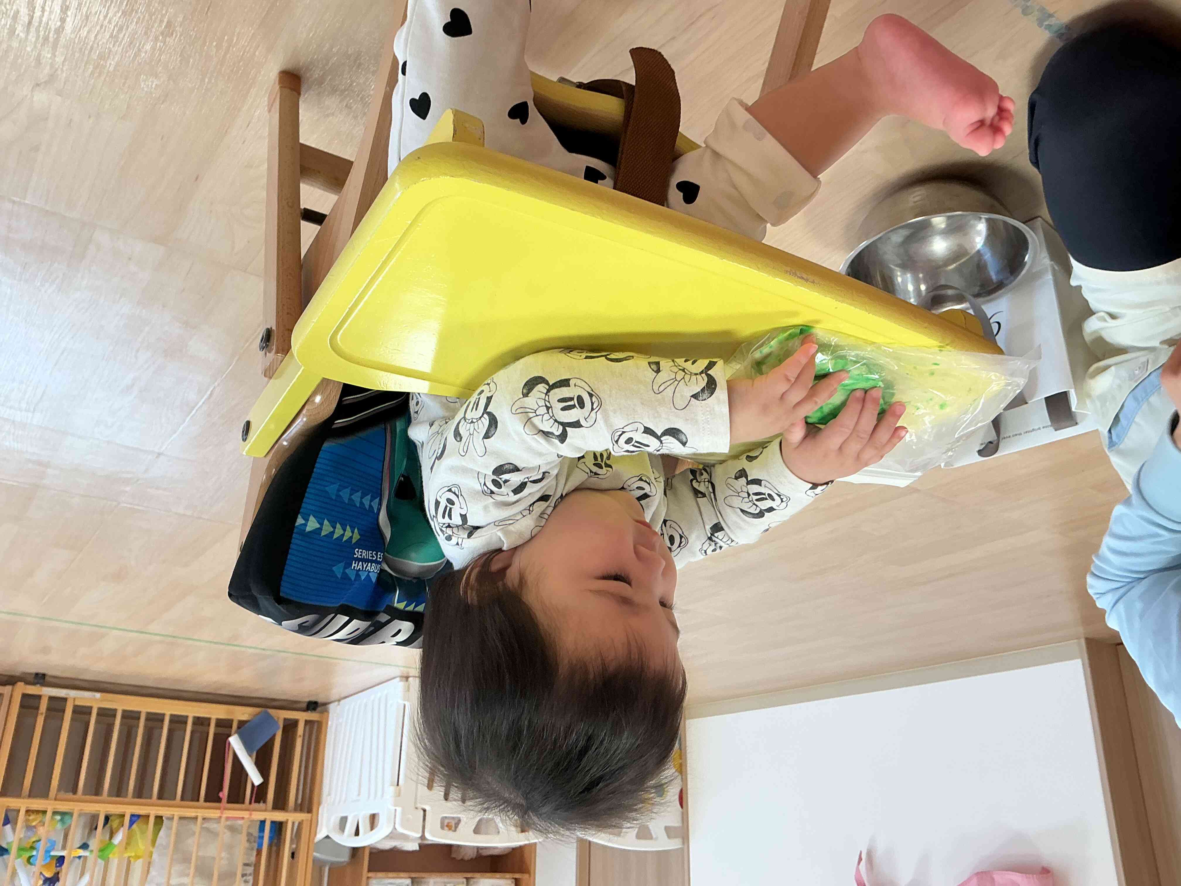 私は袋の上から★