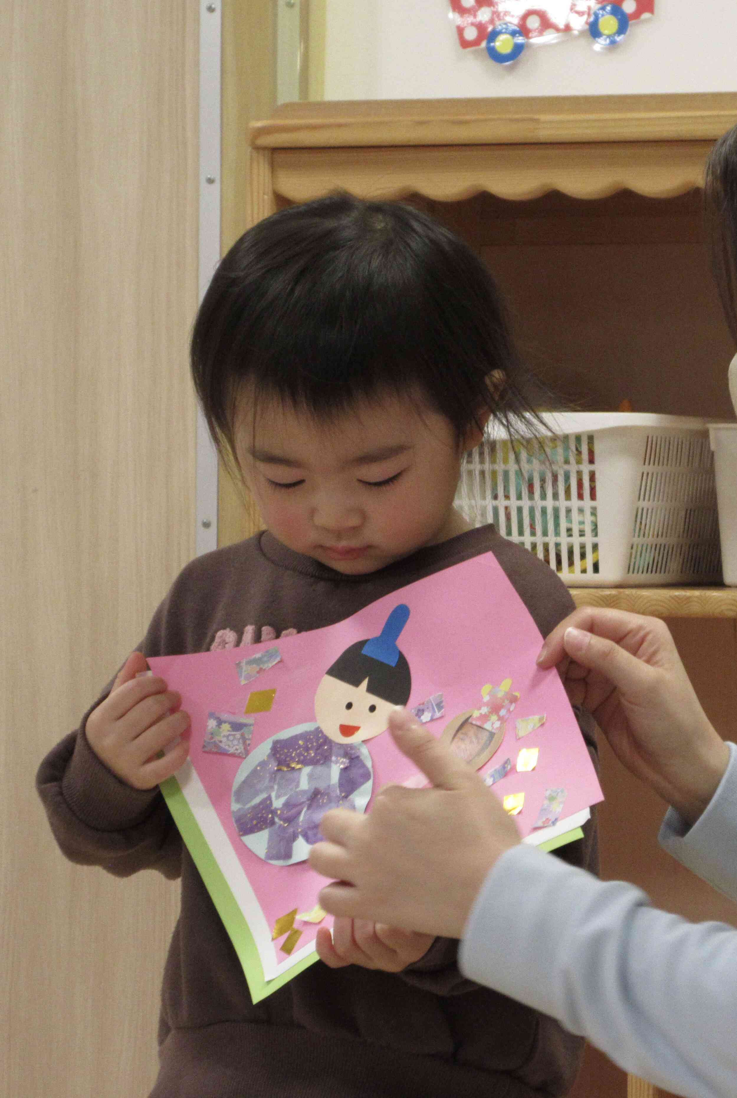 あひる組(1歳クラス)のお雛様!