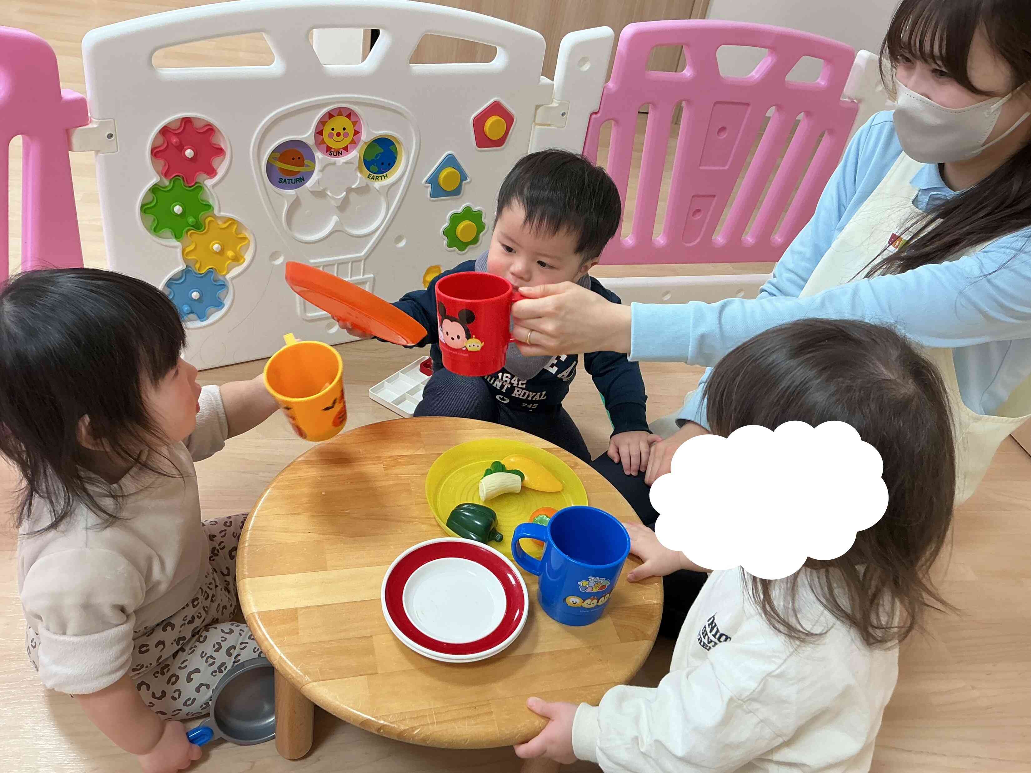 おままごと楽しいね♪