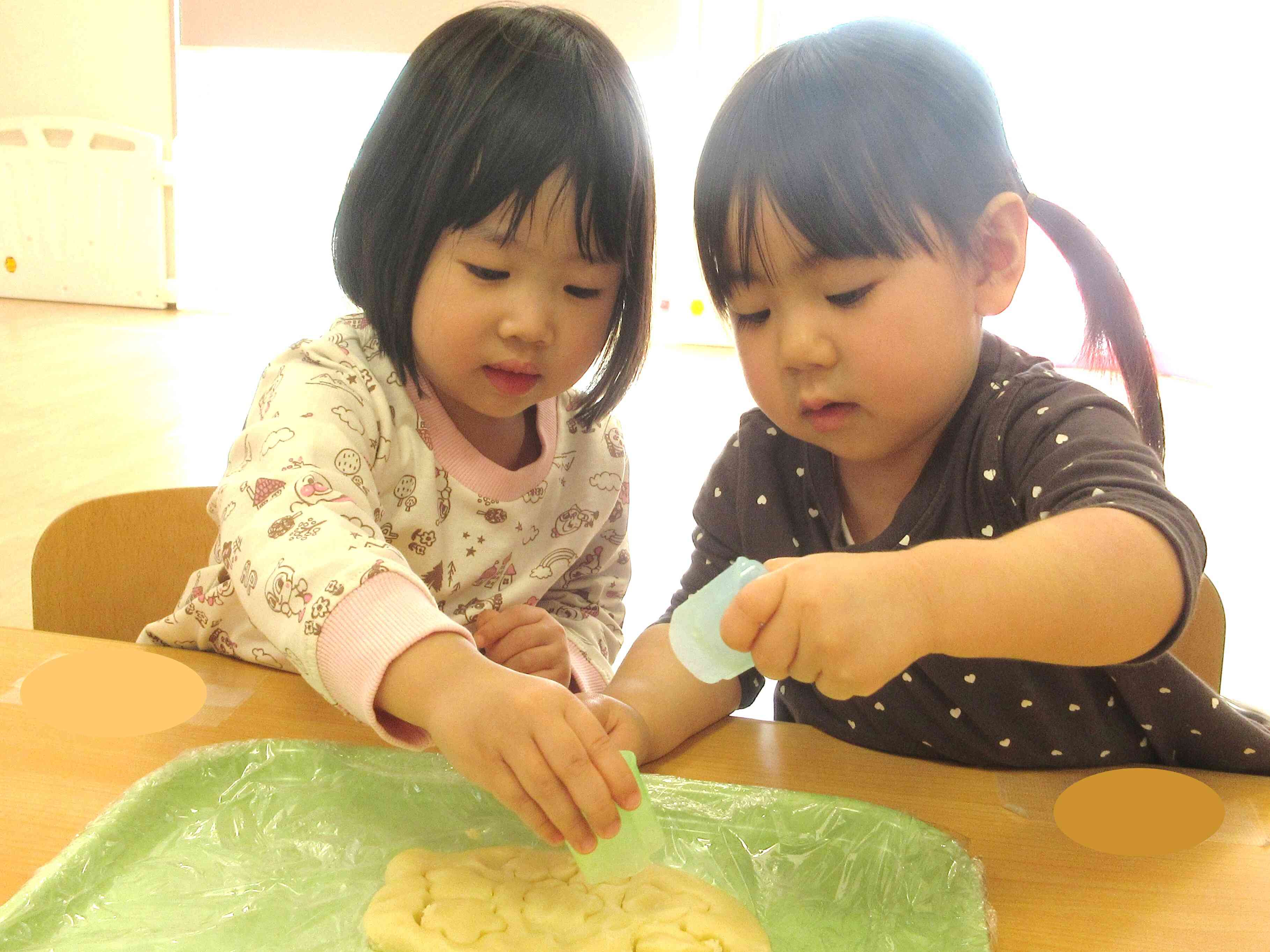 ポン！型抜きできたよ！