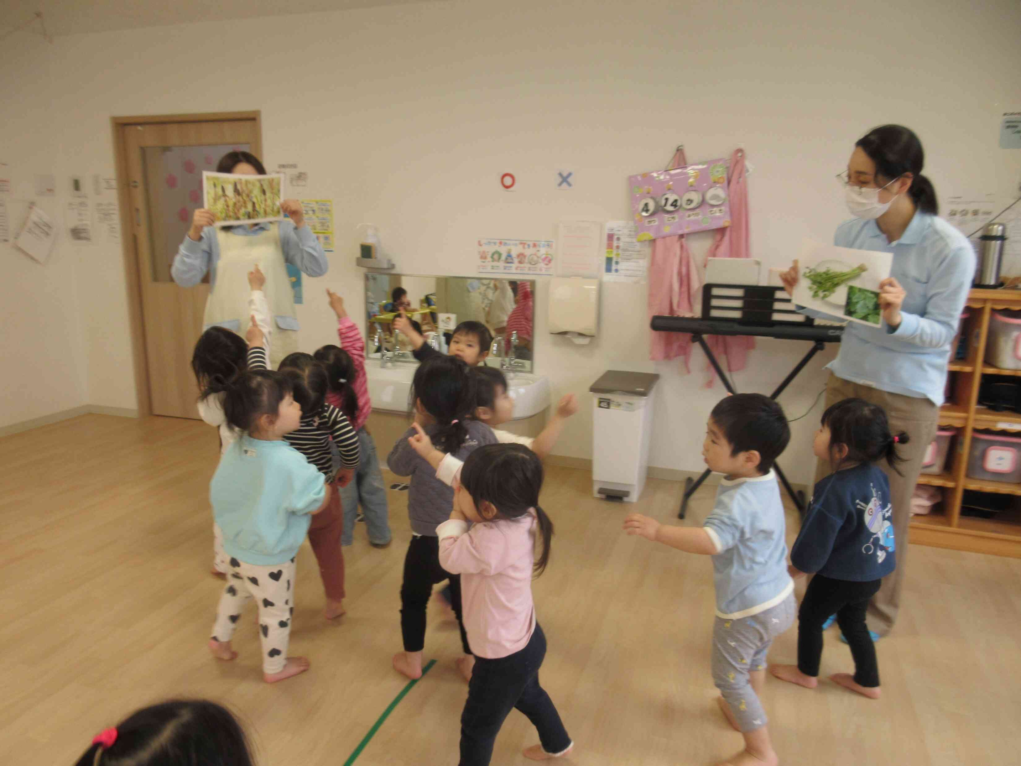 4月の食育は『三色食品群・クイズ』でした！