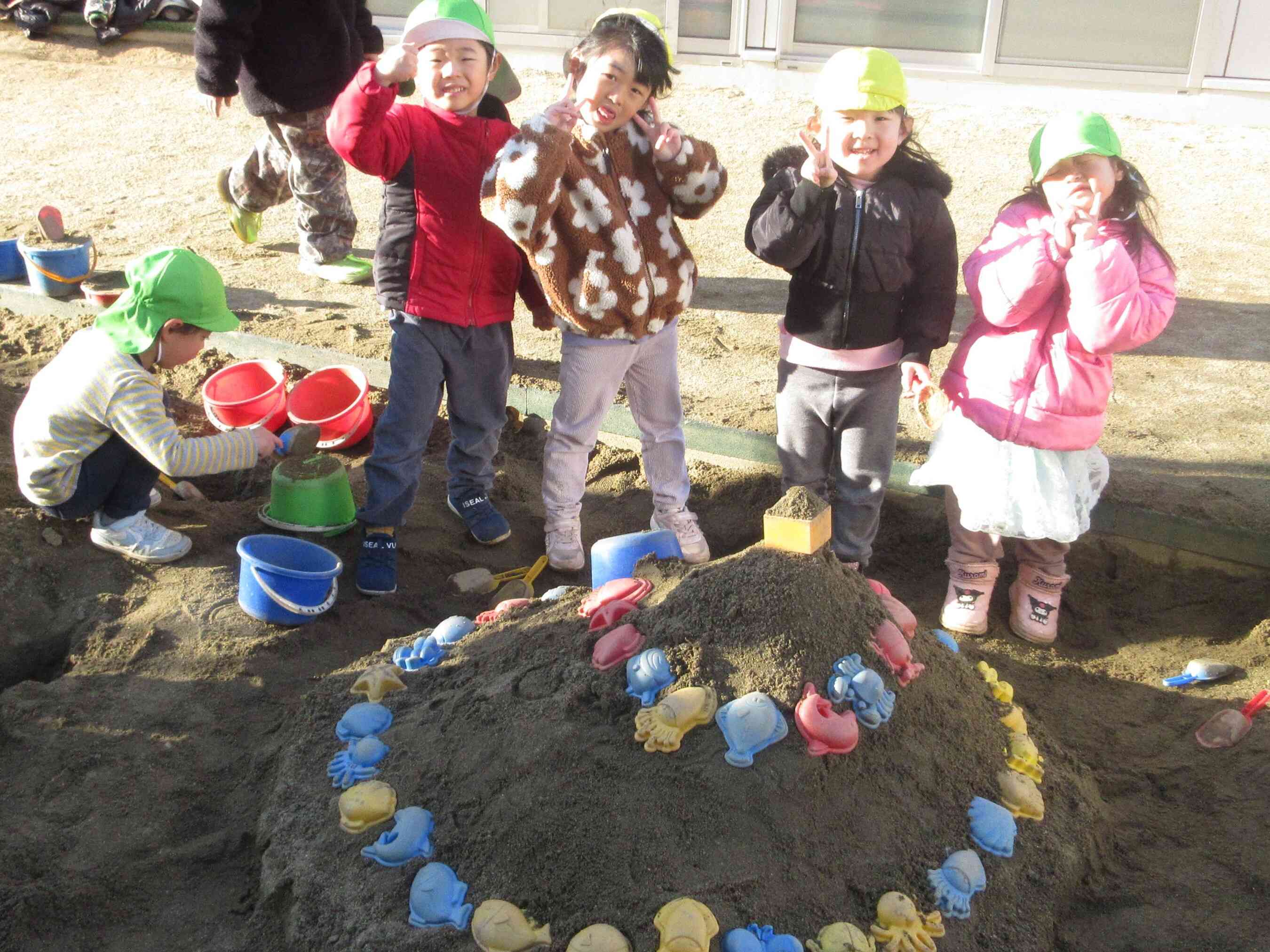 みんなで協力して作ったよ！