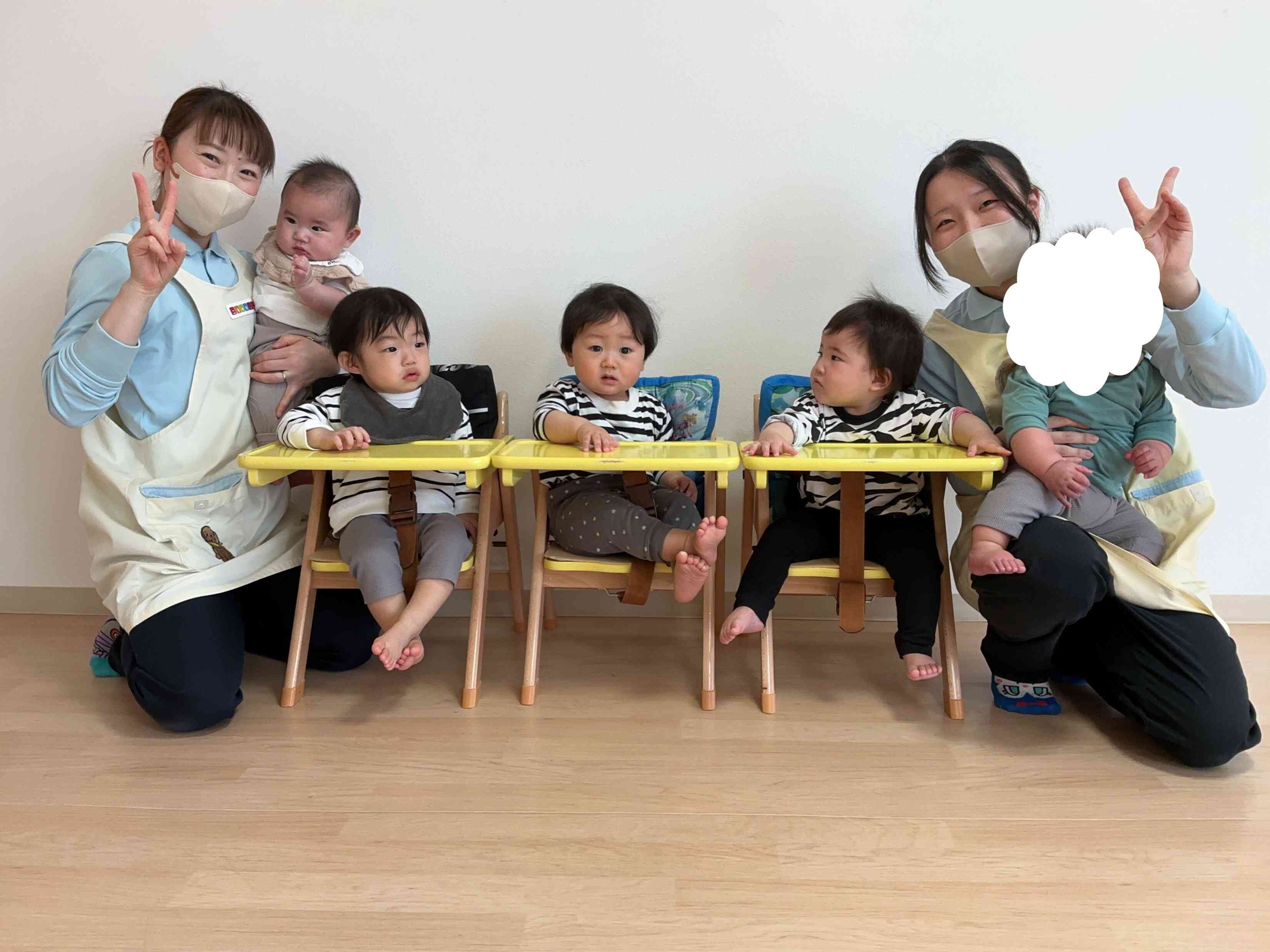 ひよこ組(０歳児)入園＆進級おめでとう！