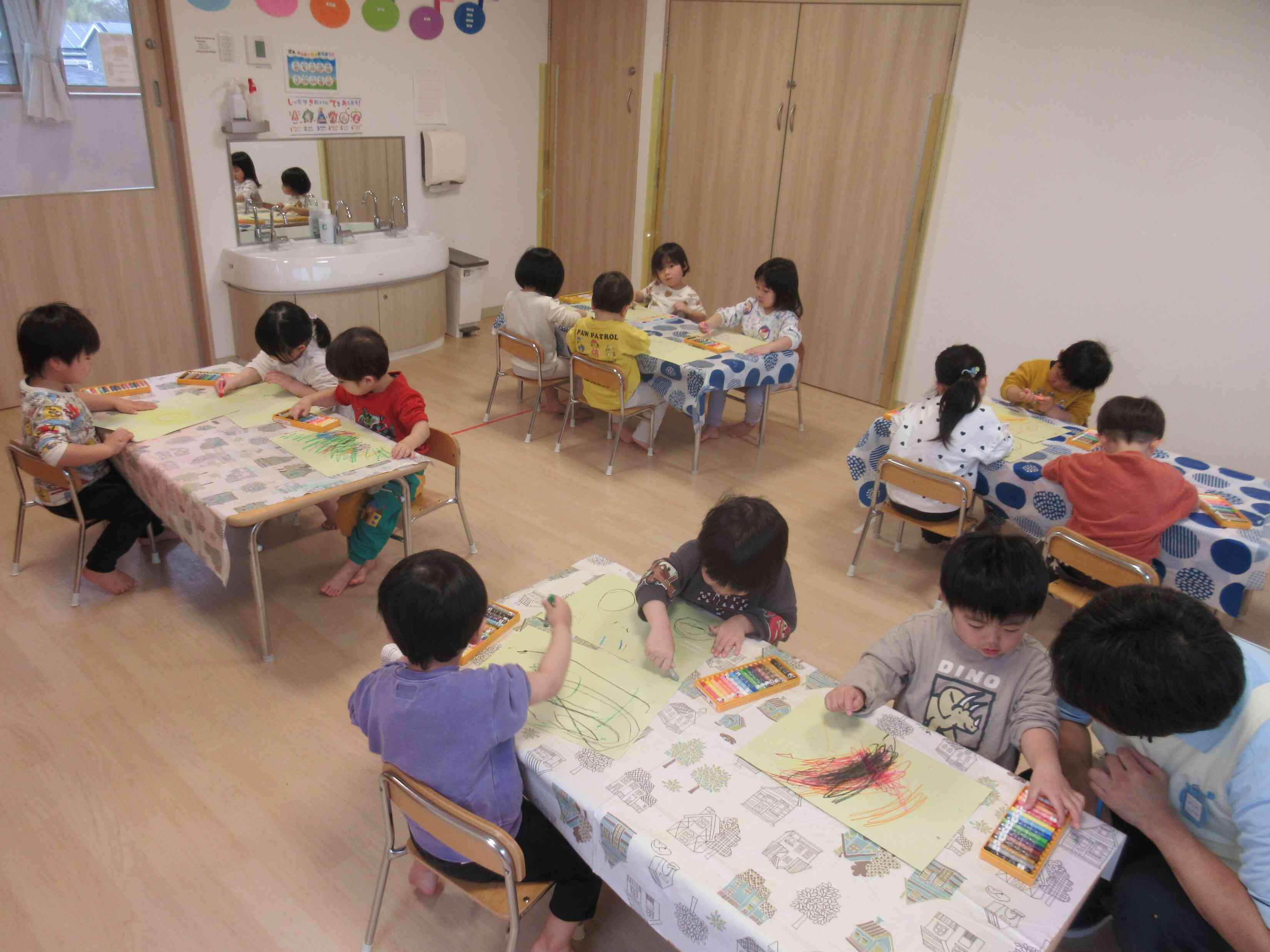 りす組元気に活動中！！（3歳児クラス）