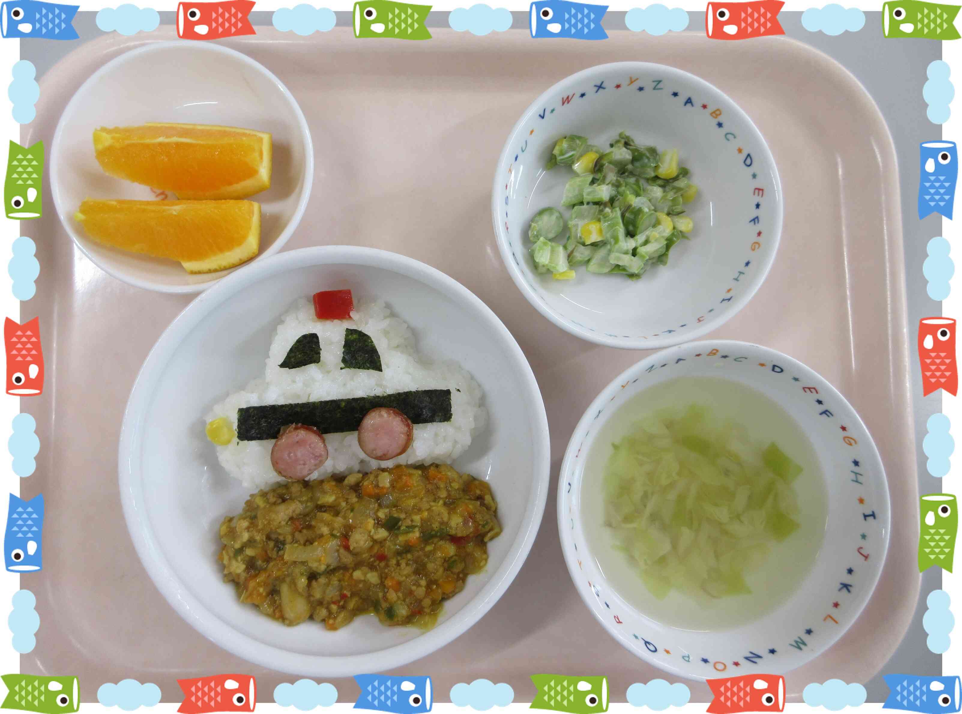 ５月のお誕生日会給食♪