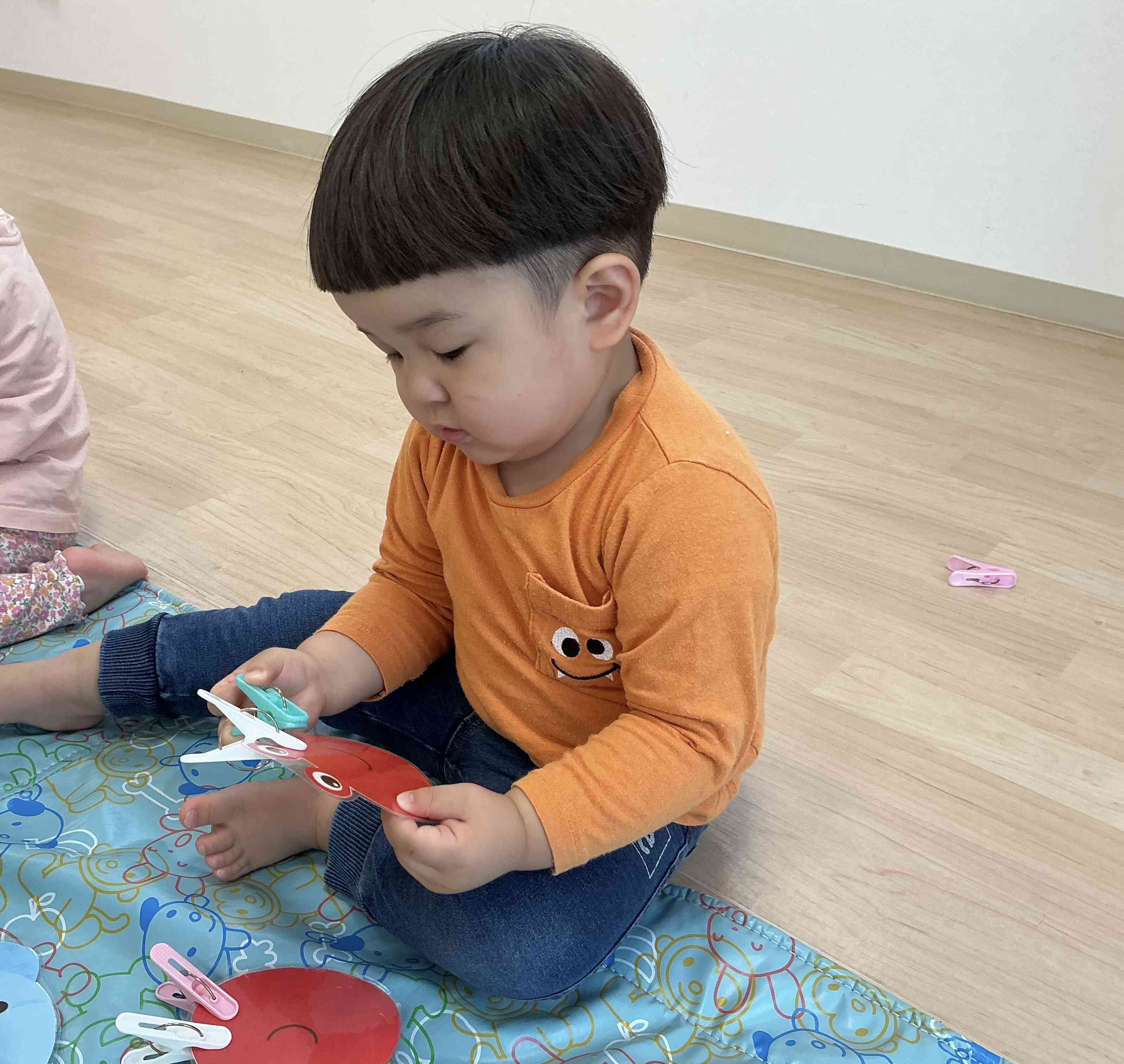 集中して遊んでいますよ⭐︎