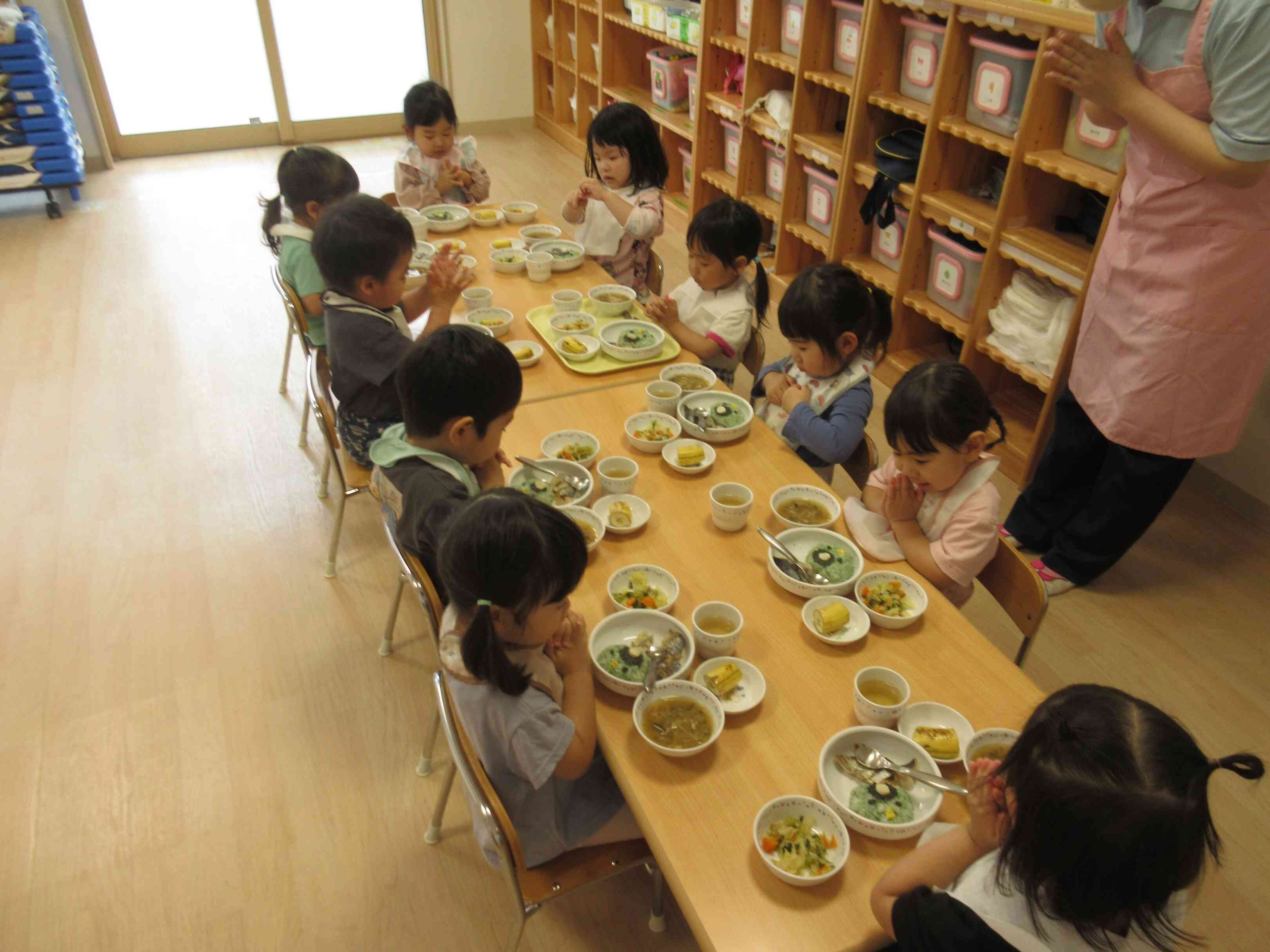 みんなで一緒に『いただきます！』