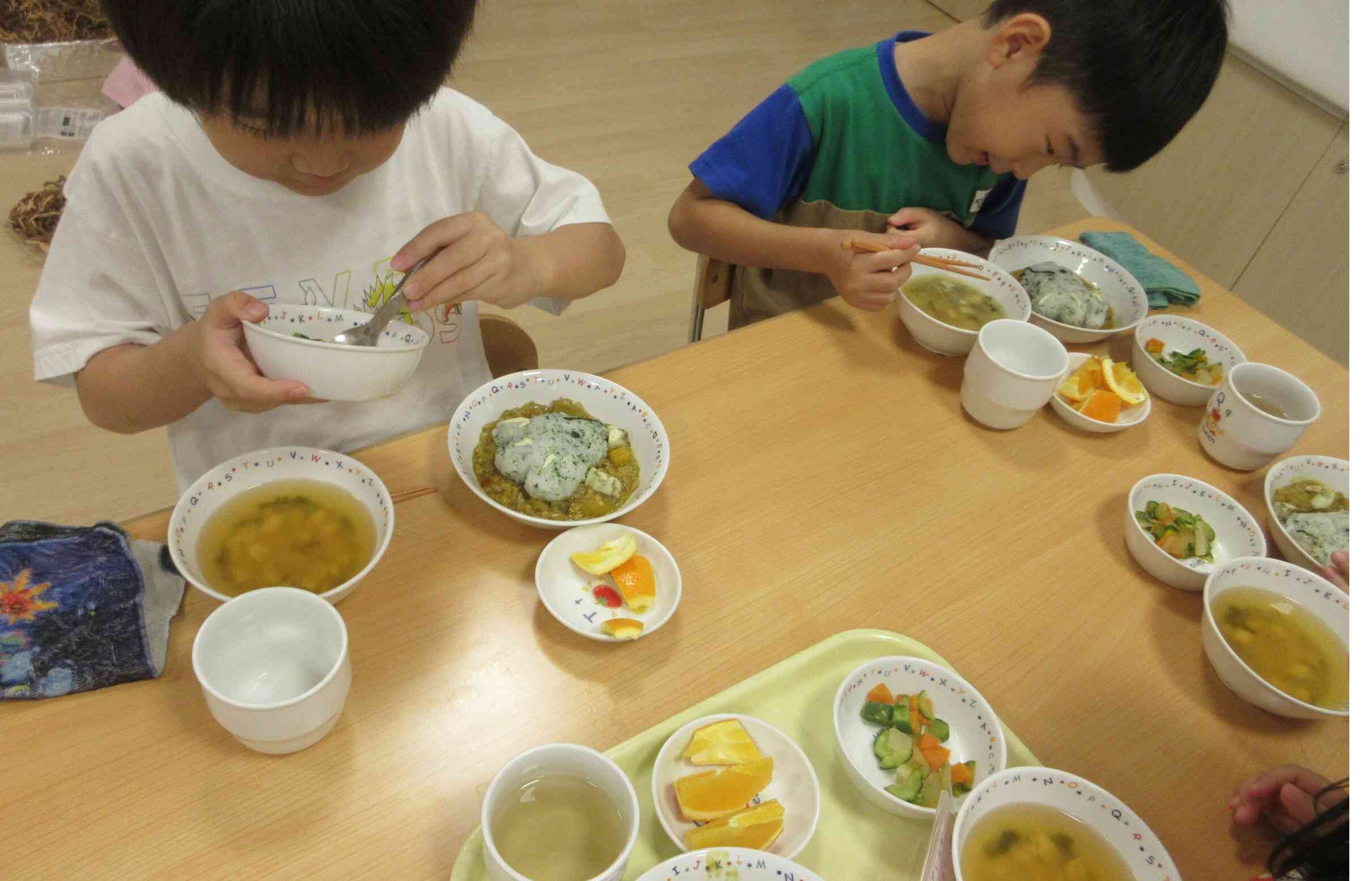 暑さに負けないように
