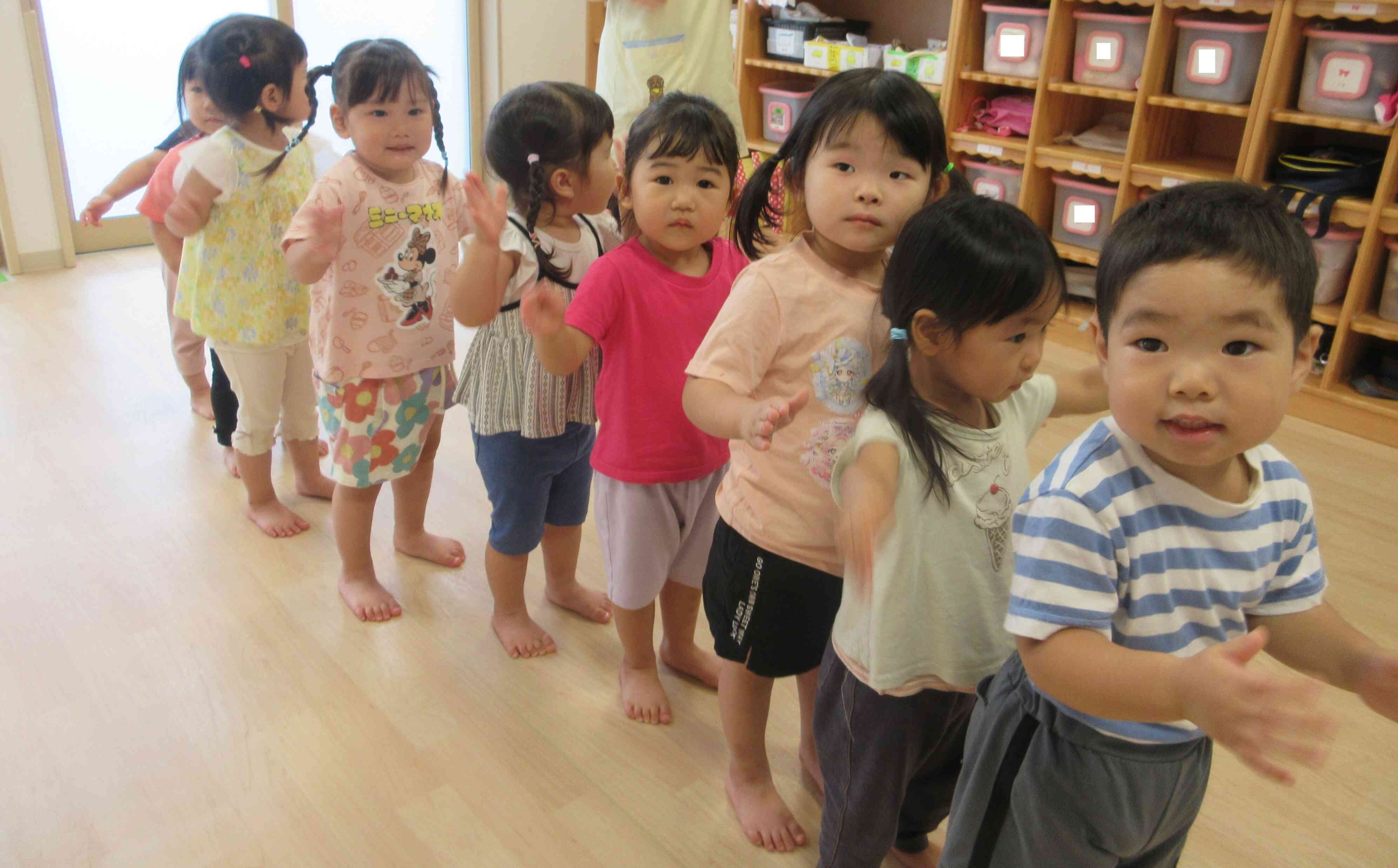７月のうさぎ組（２歳児）