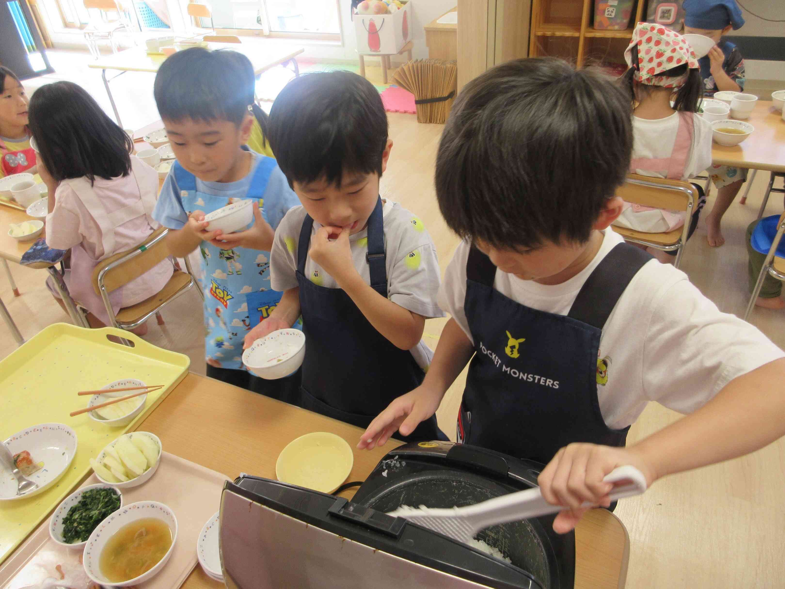 炊き立ては美味しいね