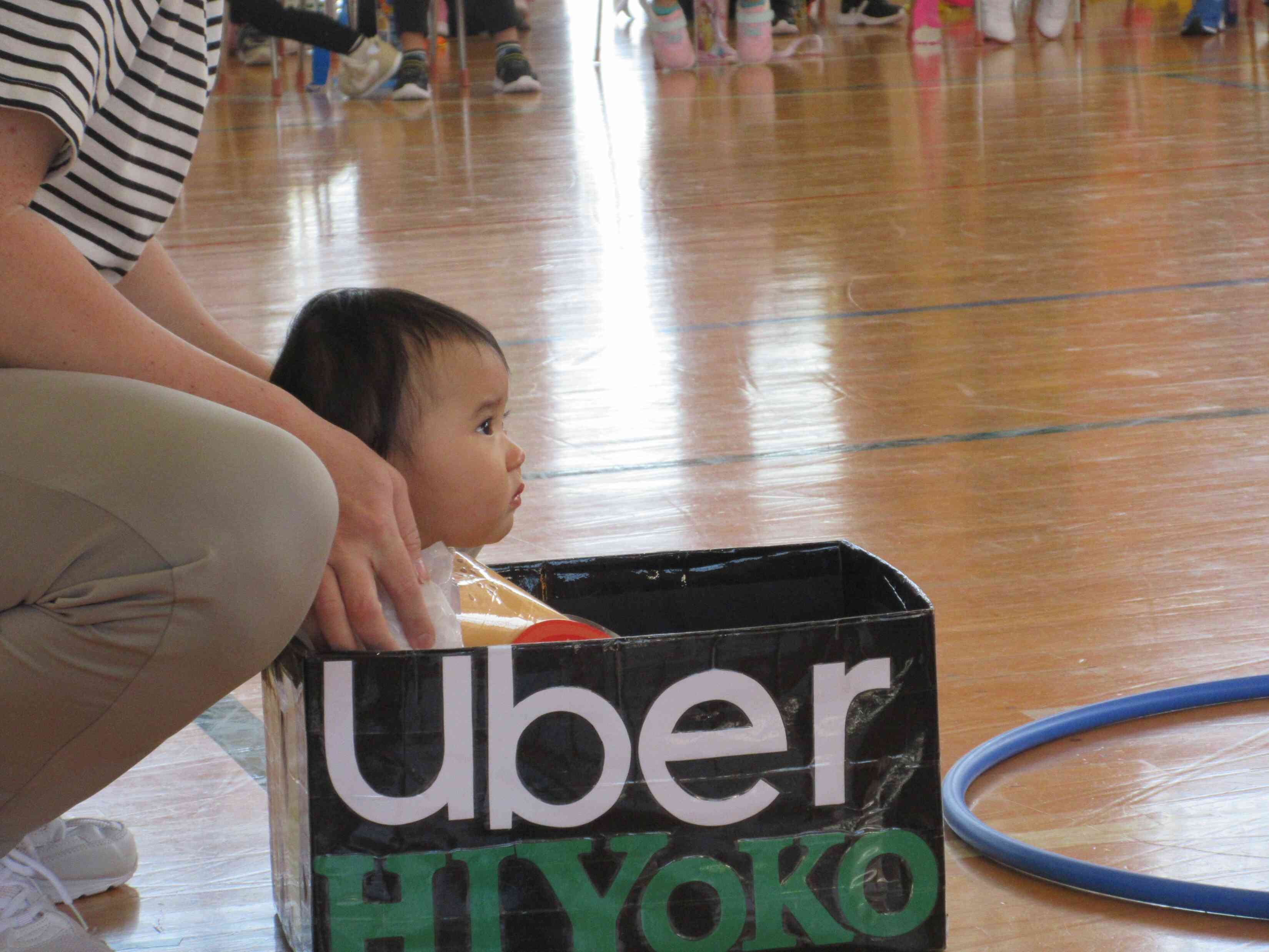 ブーン！と配達です。
