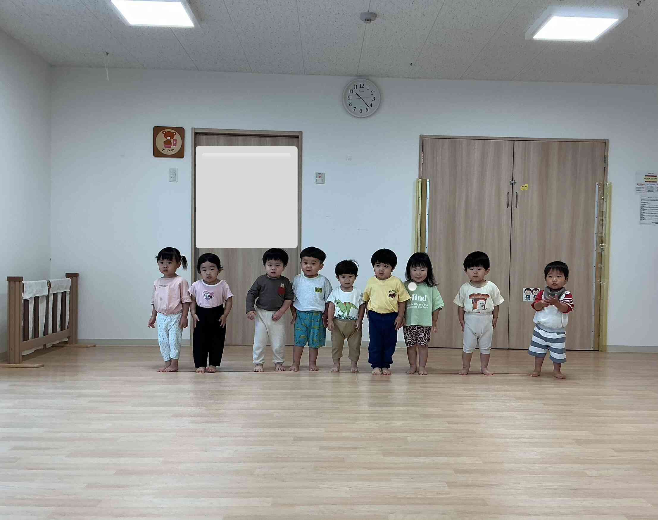 運動会に向けて！あひる組（１歳児）