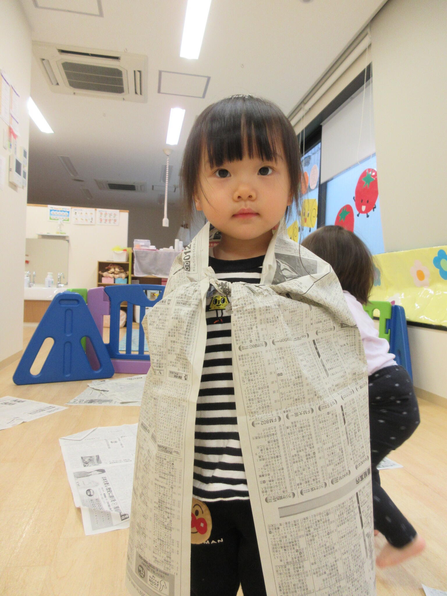 新聞紙あそび★
