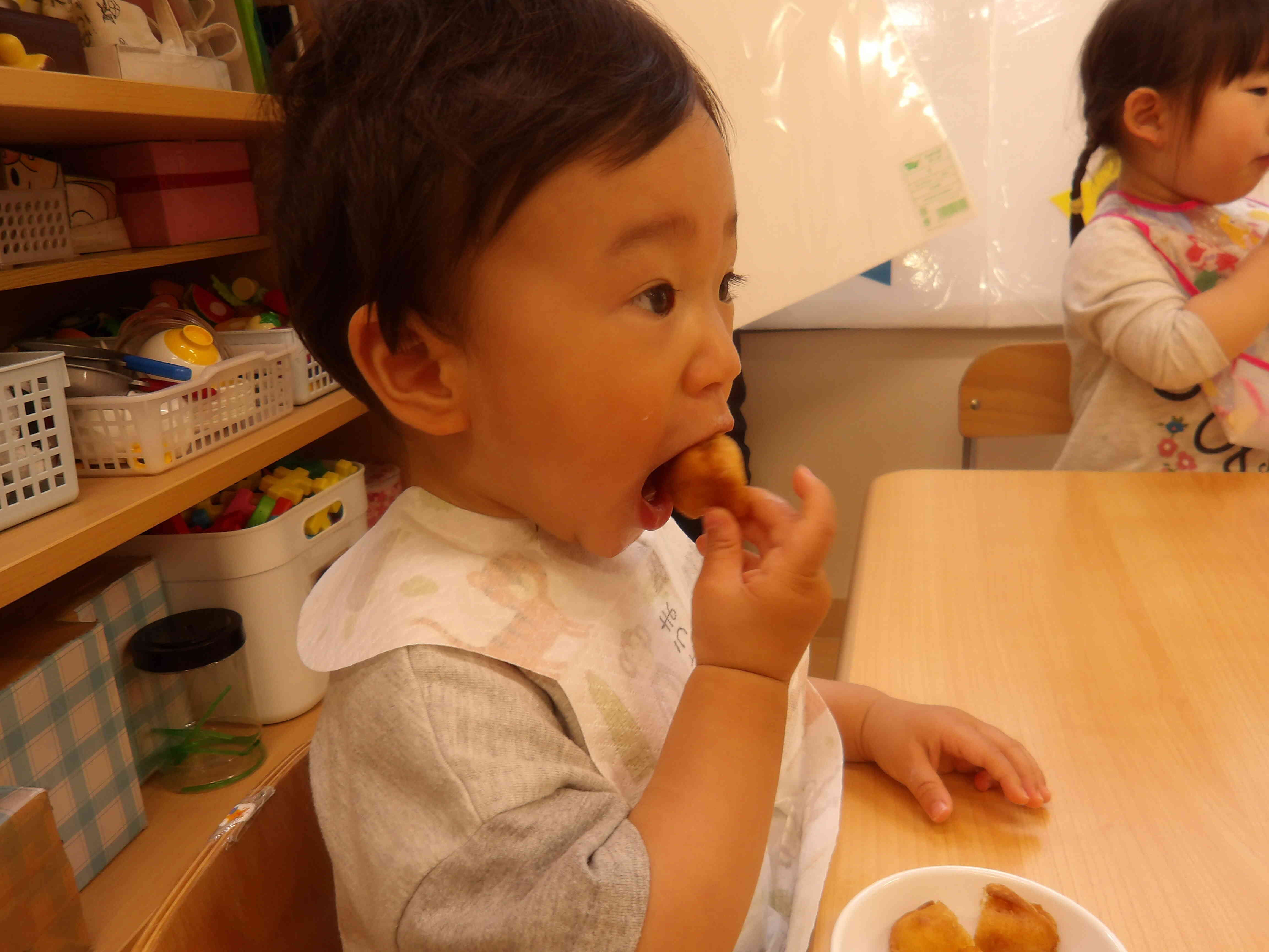大きなお口であーん！