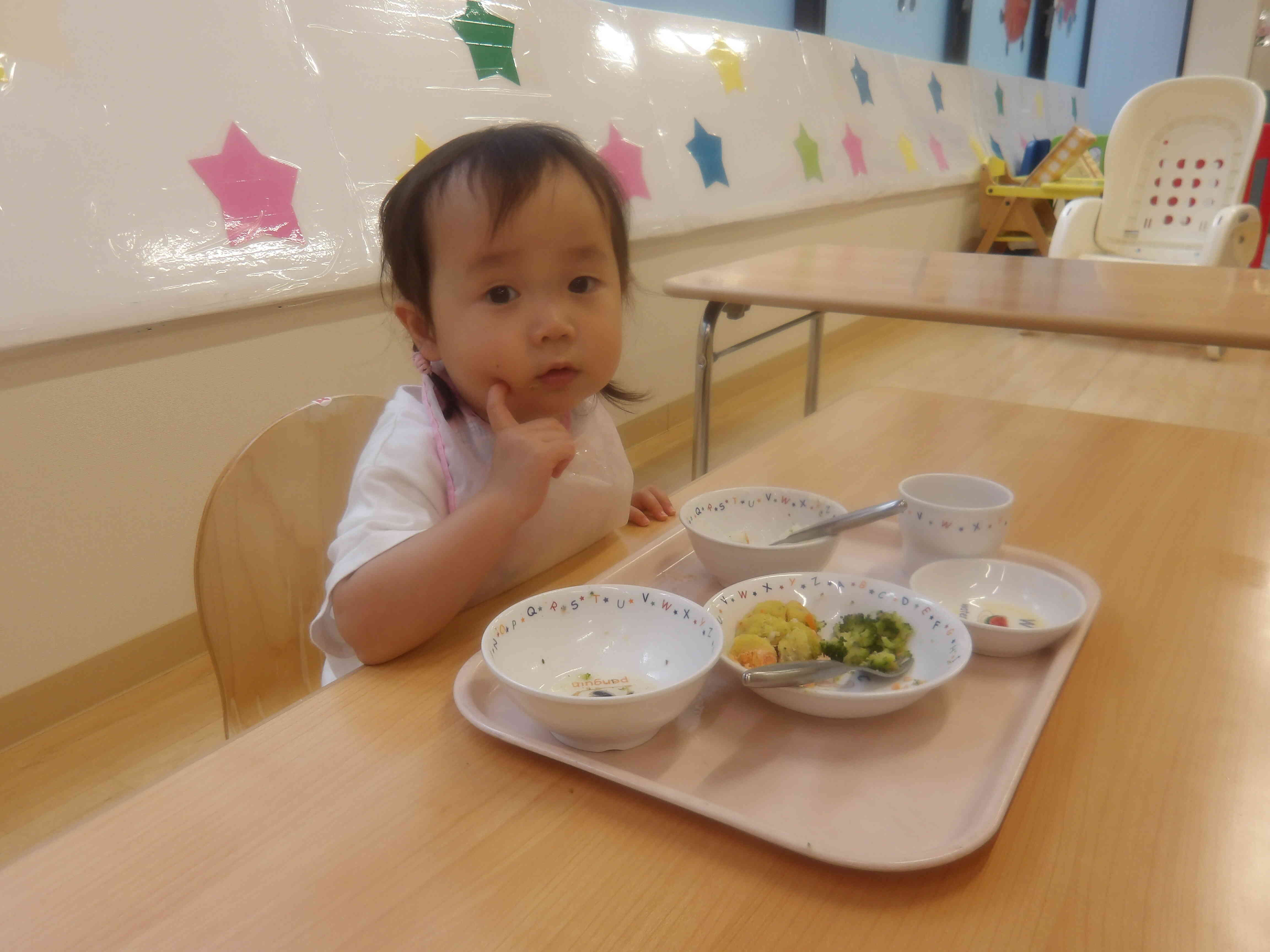 給食もおいし～い♡