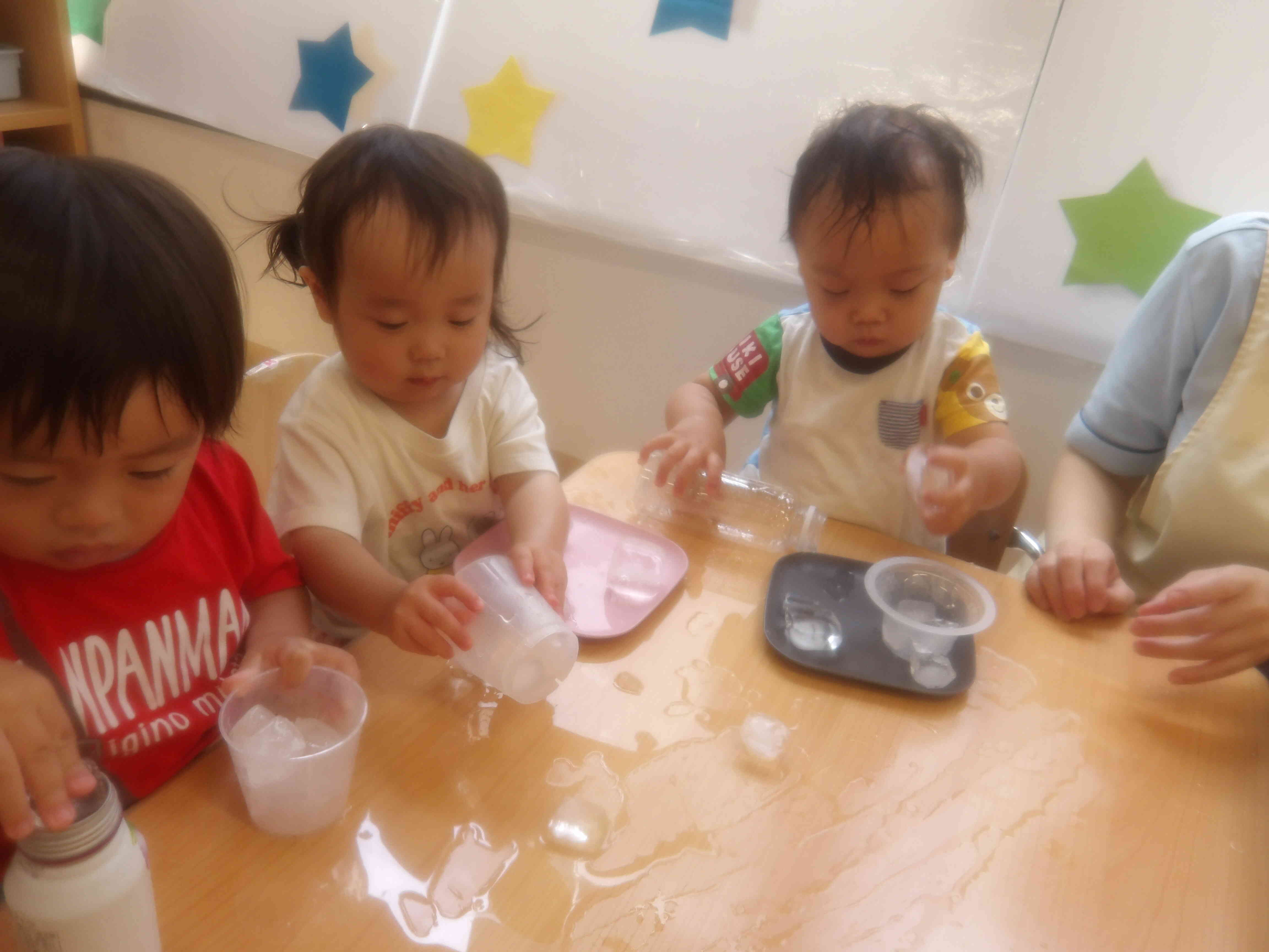 見てみて☆上手にいれれるよ！