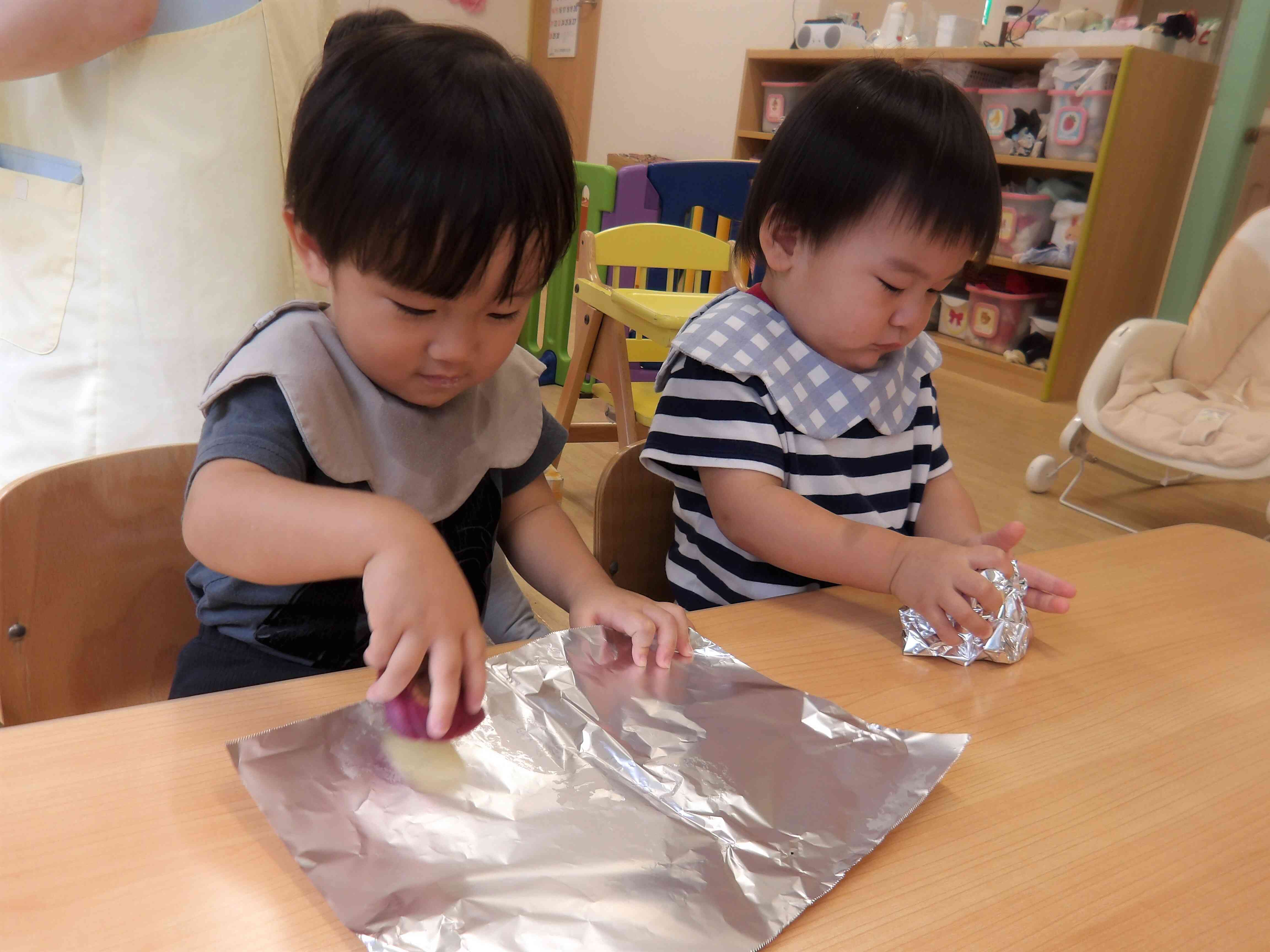やきいもを作るよ♡