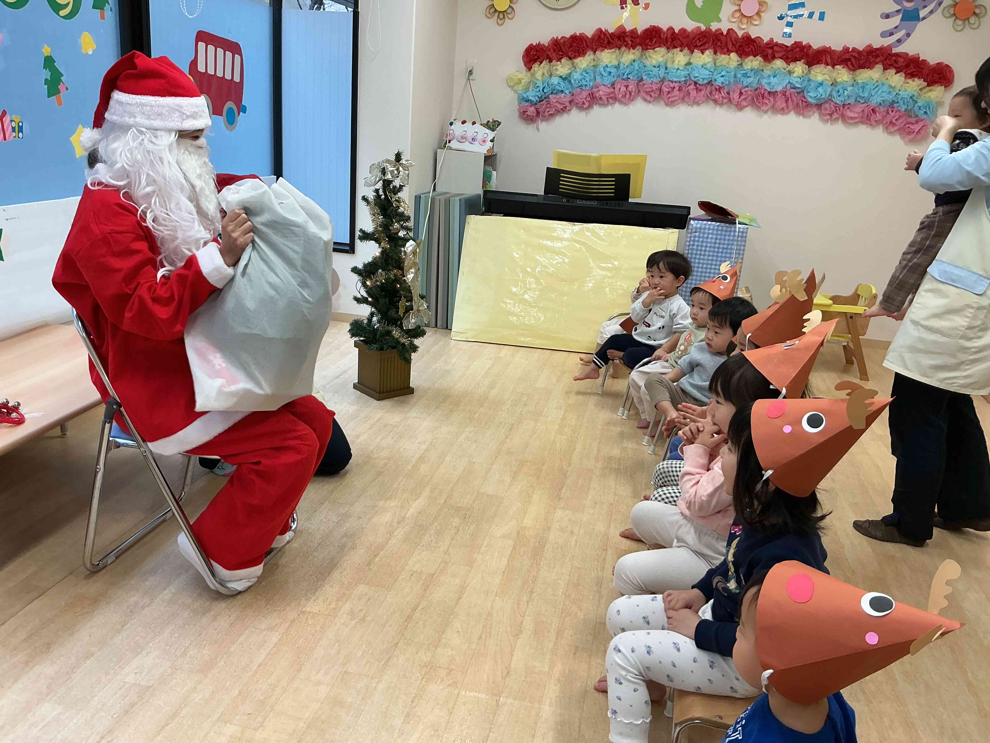 サンタさーん‼︎登場