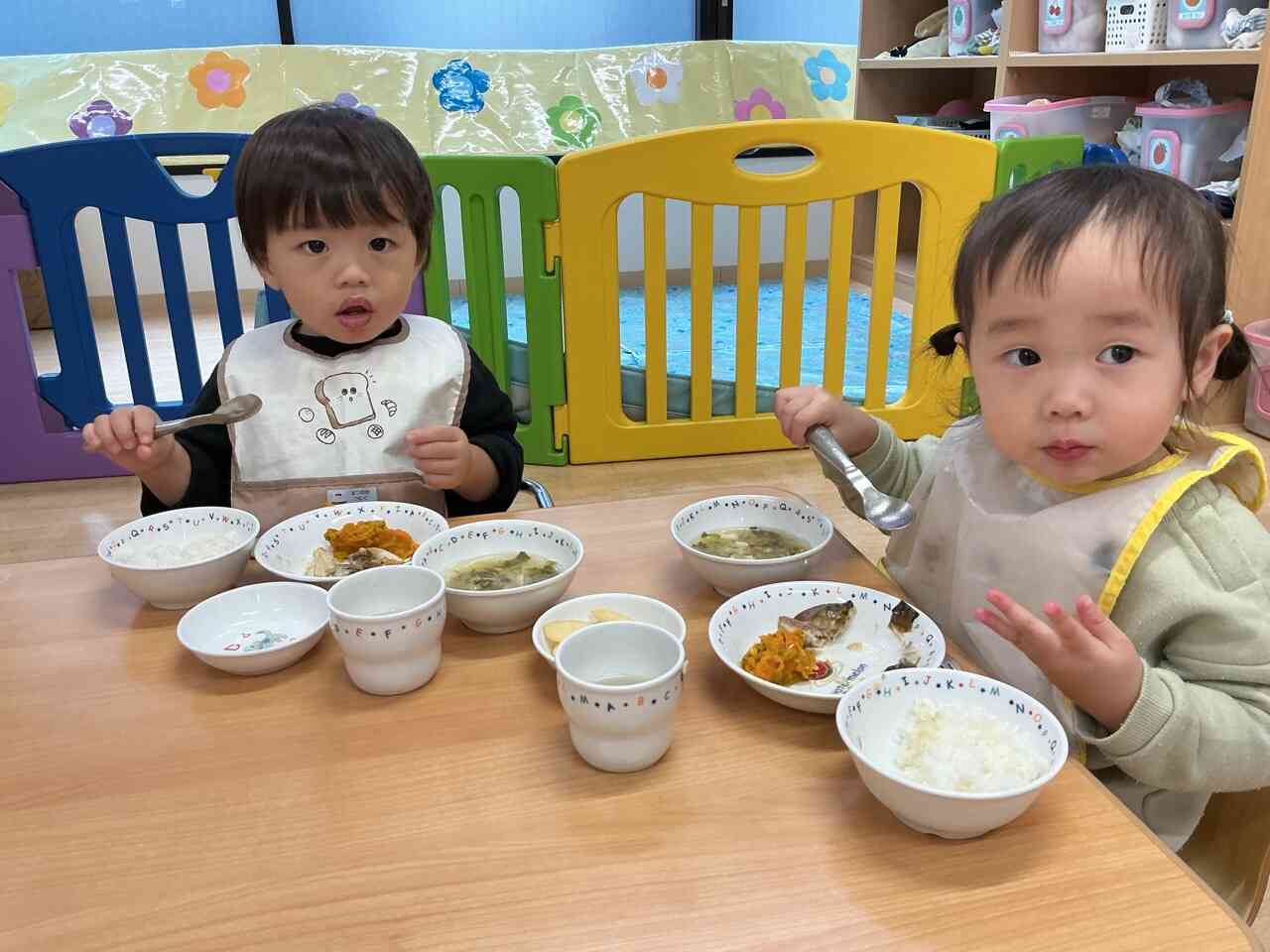 スプーンが上手になったよ⭐︎