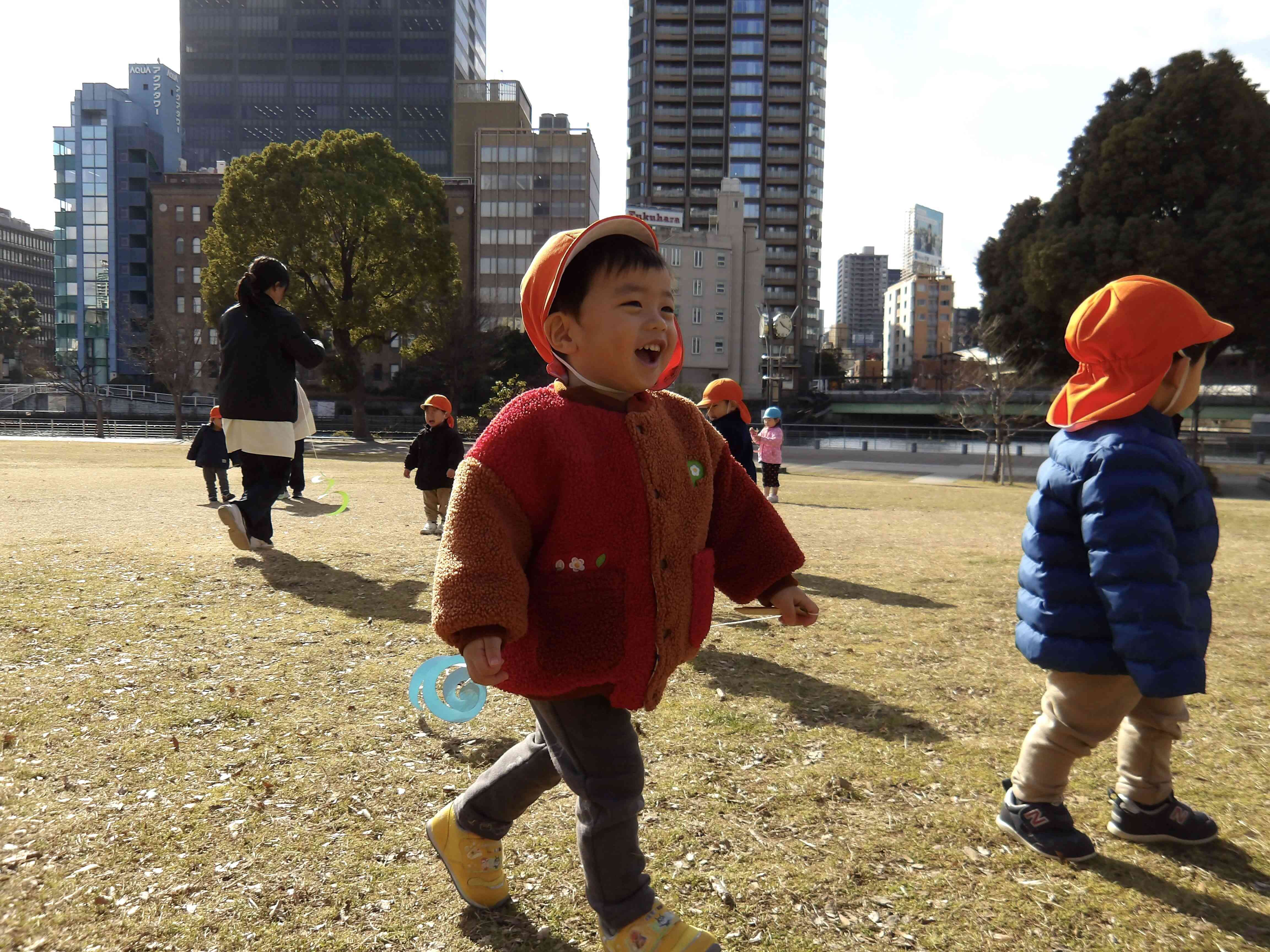 凧あげをしたよ！