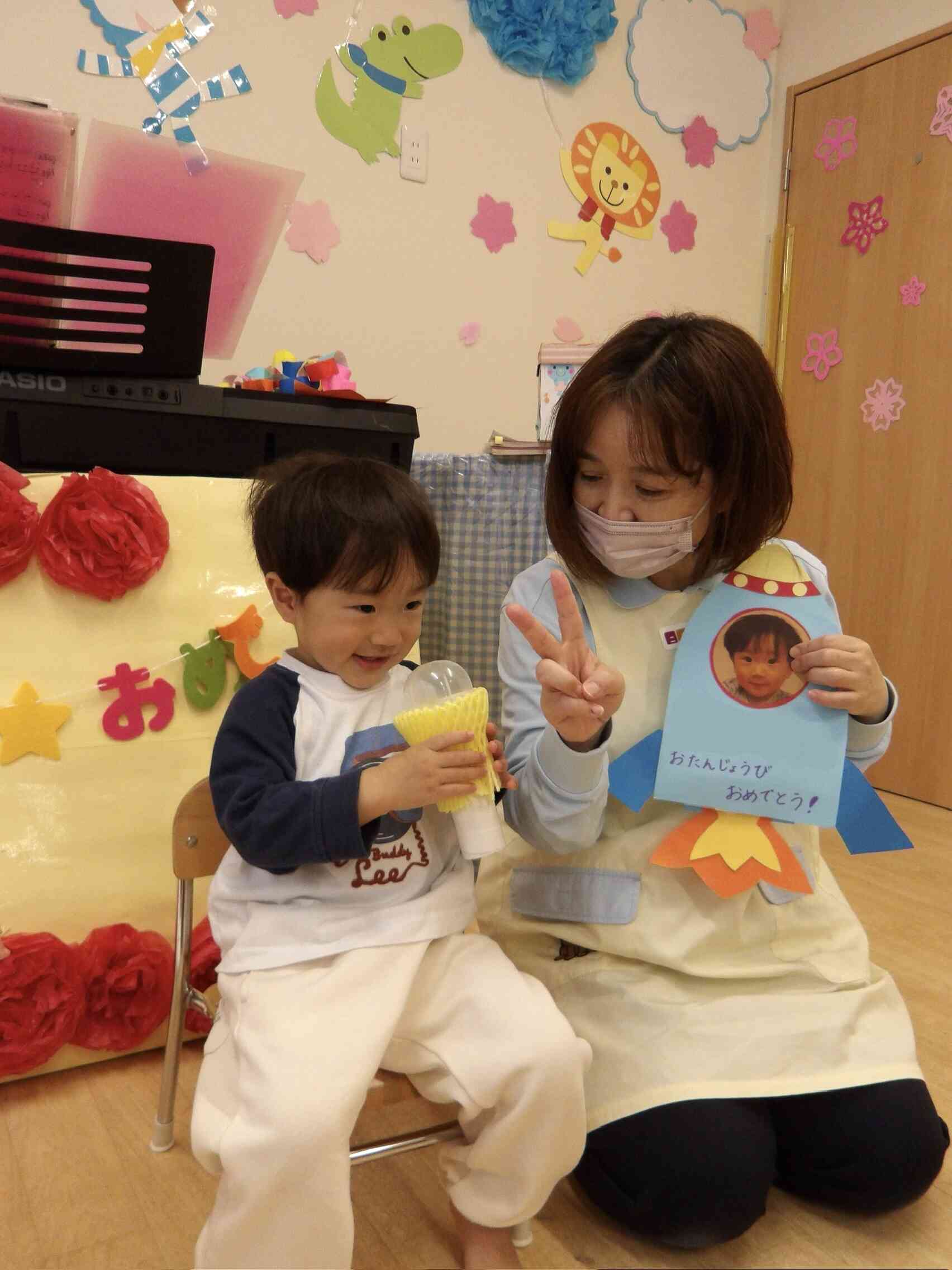 インタビュー上手に答えてくれました☆