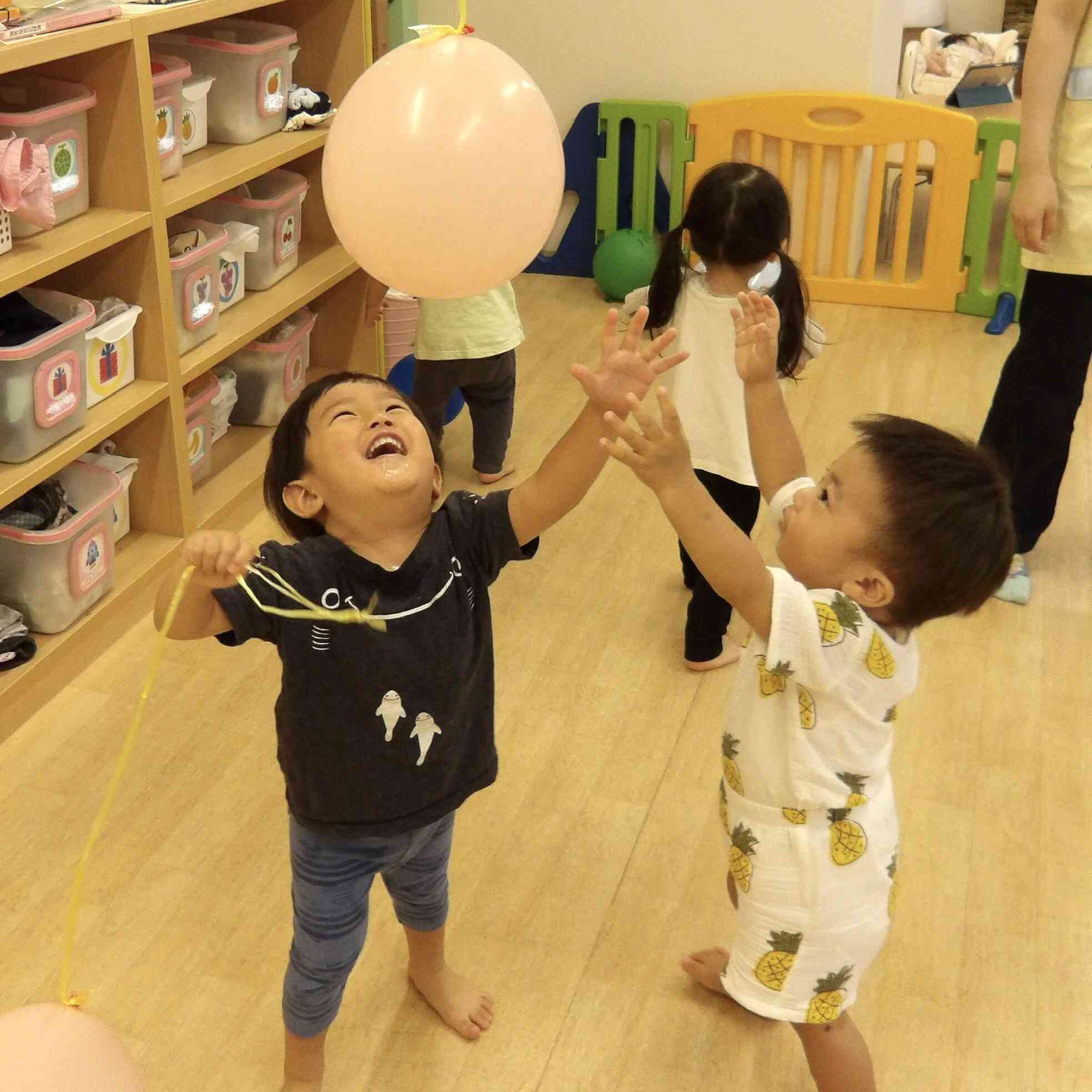 みんなで仲良くあそんだよ！