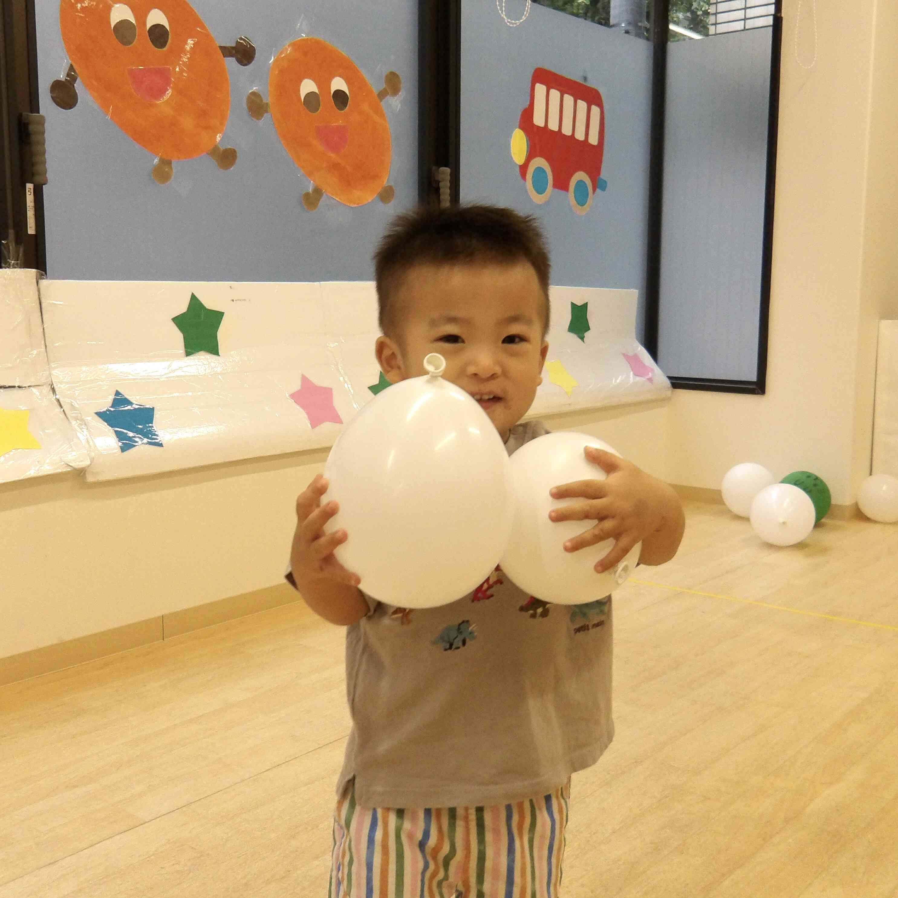 風船あそびをしたよ☆