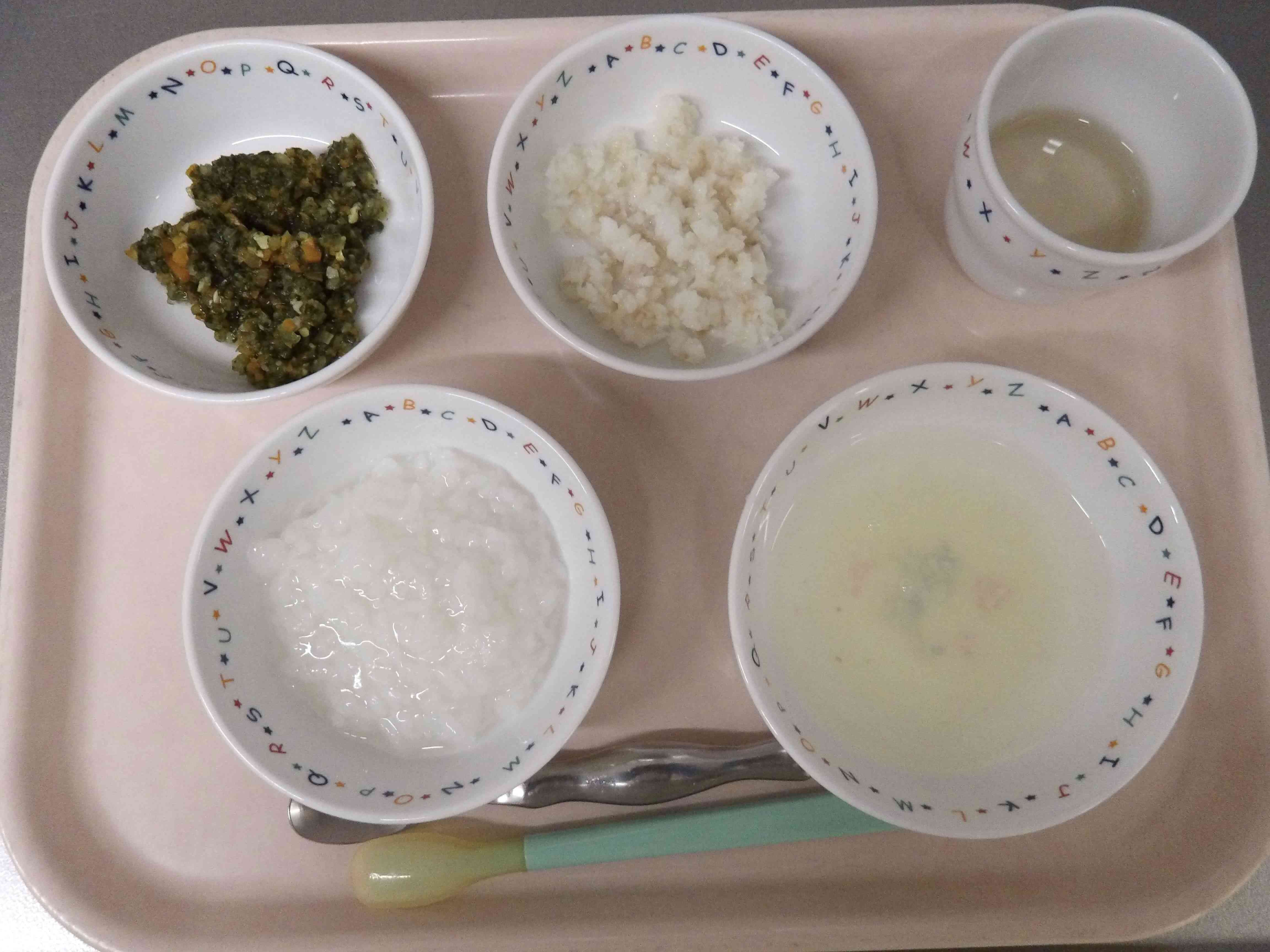 中期食のメニュー!