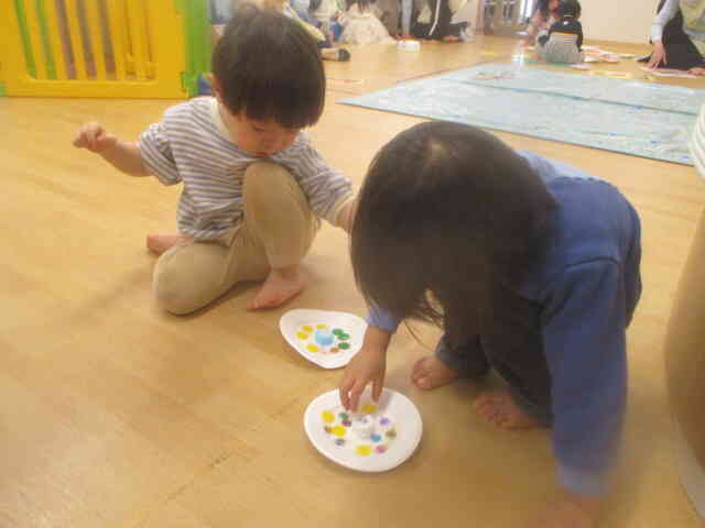 自分で作ったコマで、いざ勝負~!