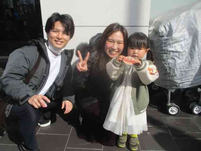 頑張ったごほうびのメダルをもらいました!