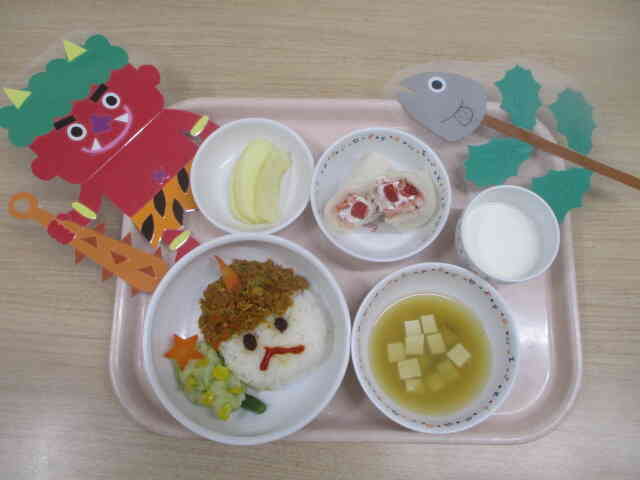 節分メニューです ♪