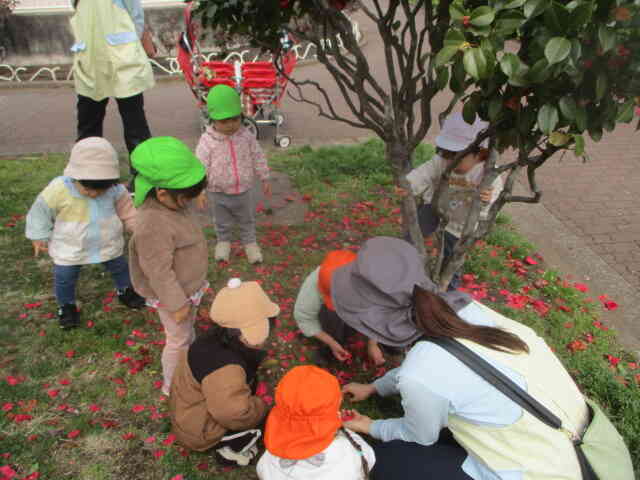春うらら～♪お外遊びを楽しみました❀