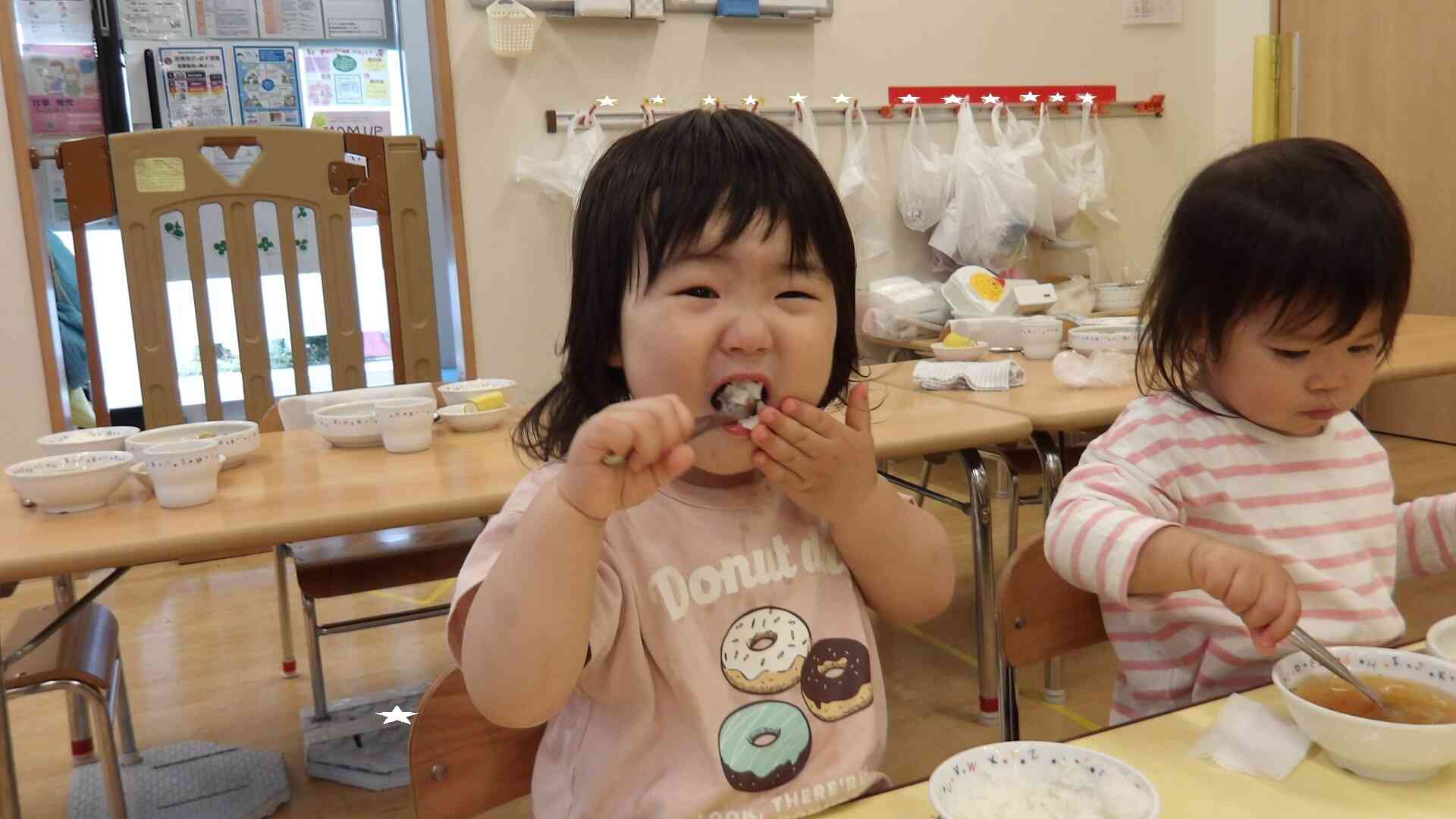 給食大好き～♪