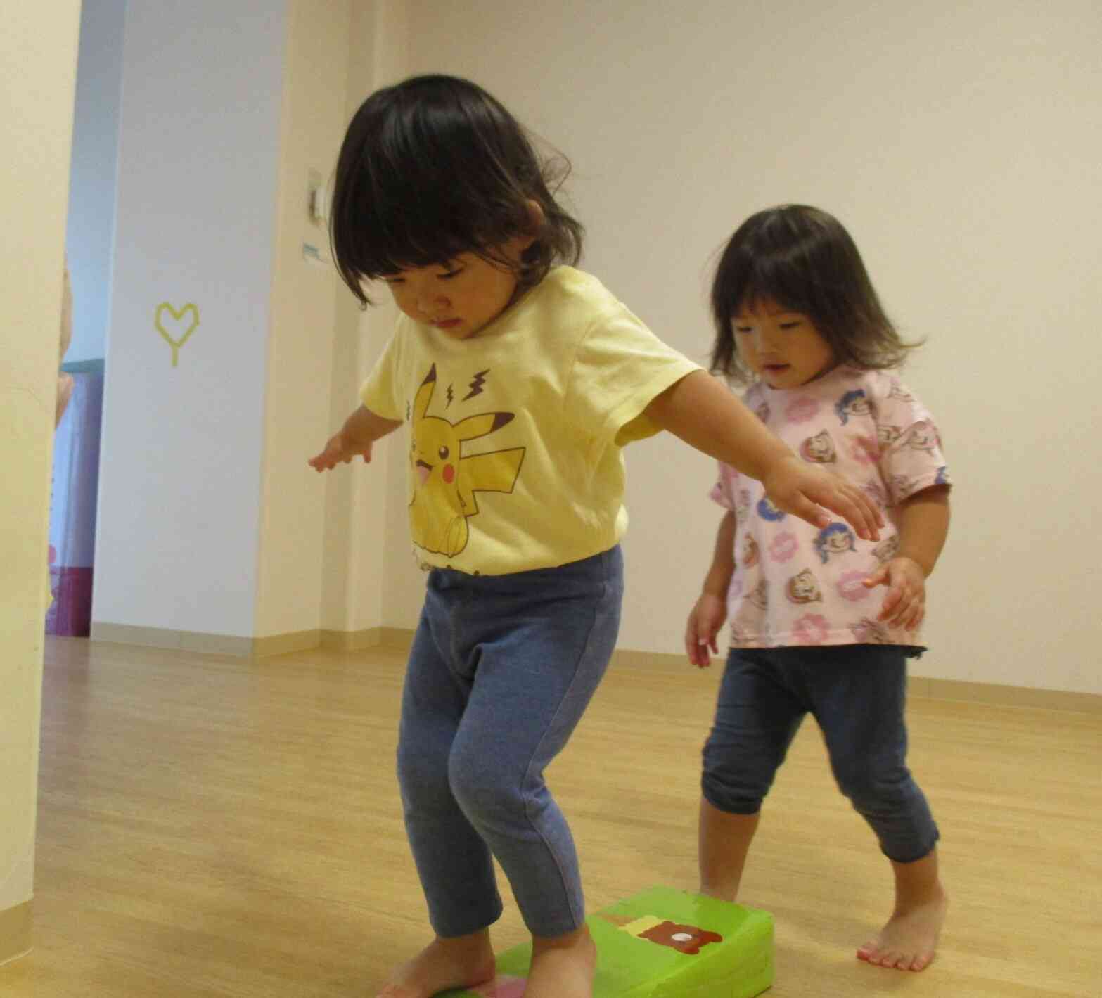 平均台に挑戦!!