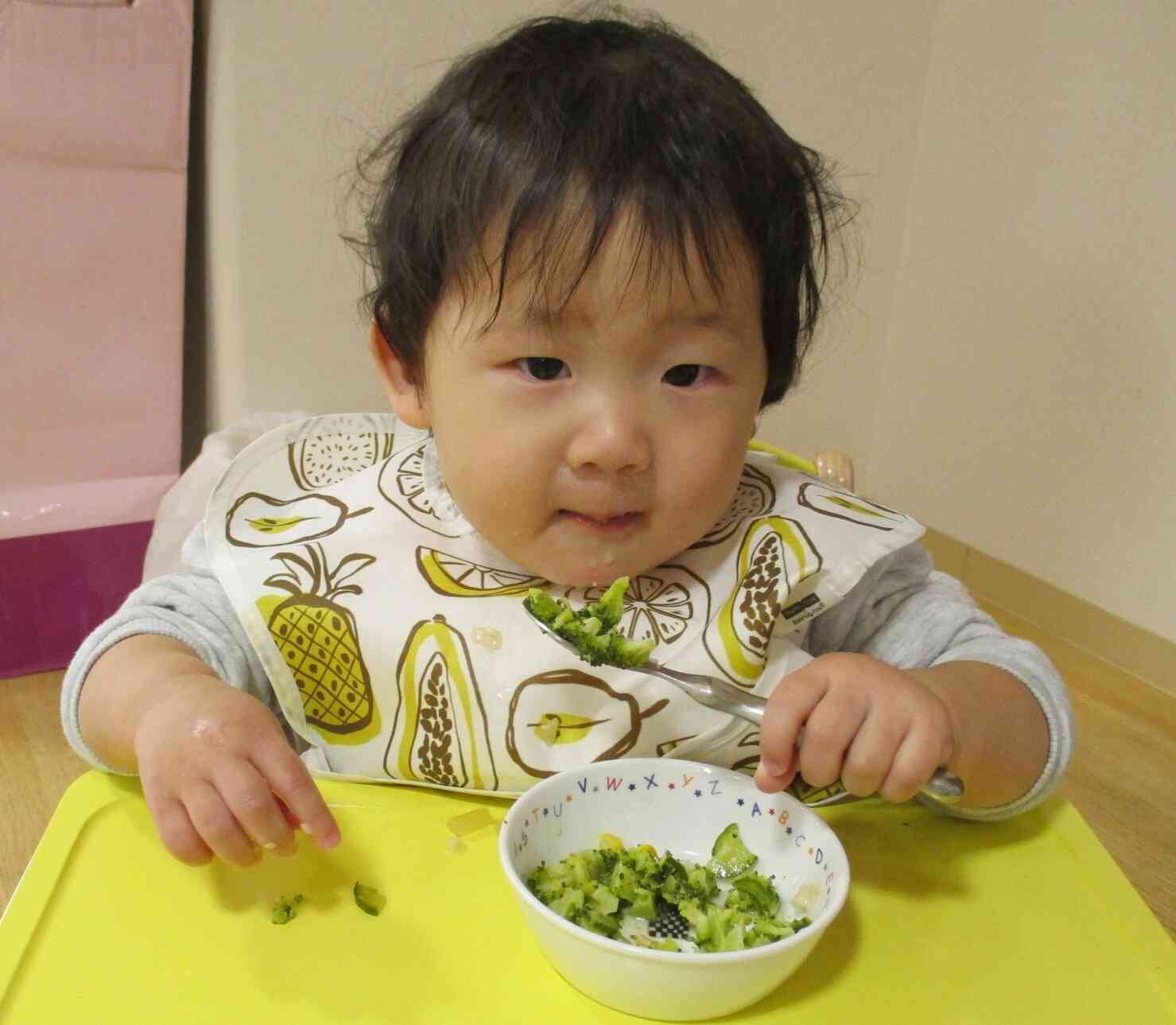 お野菜も食べられるよ！