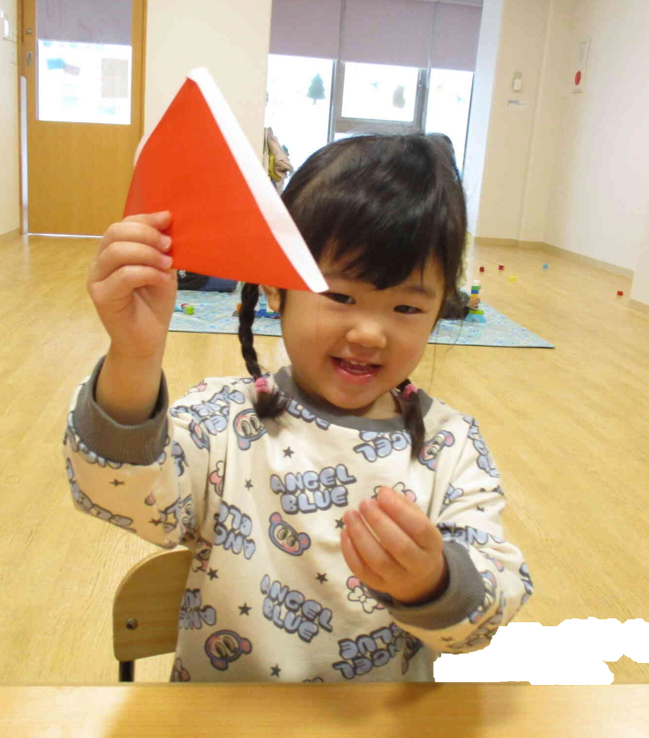 上手に折れたよ！