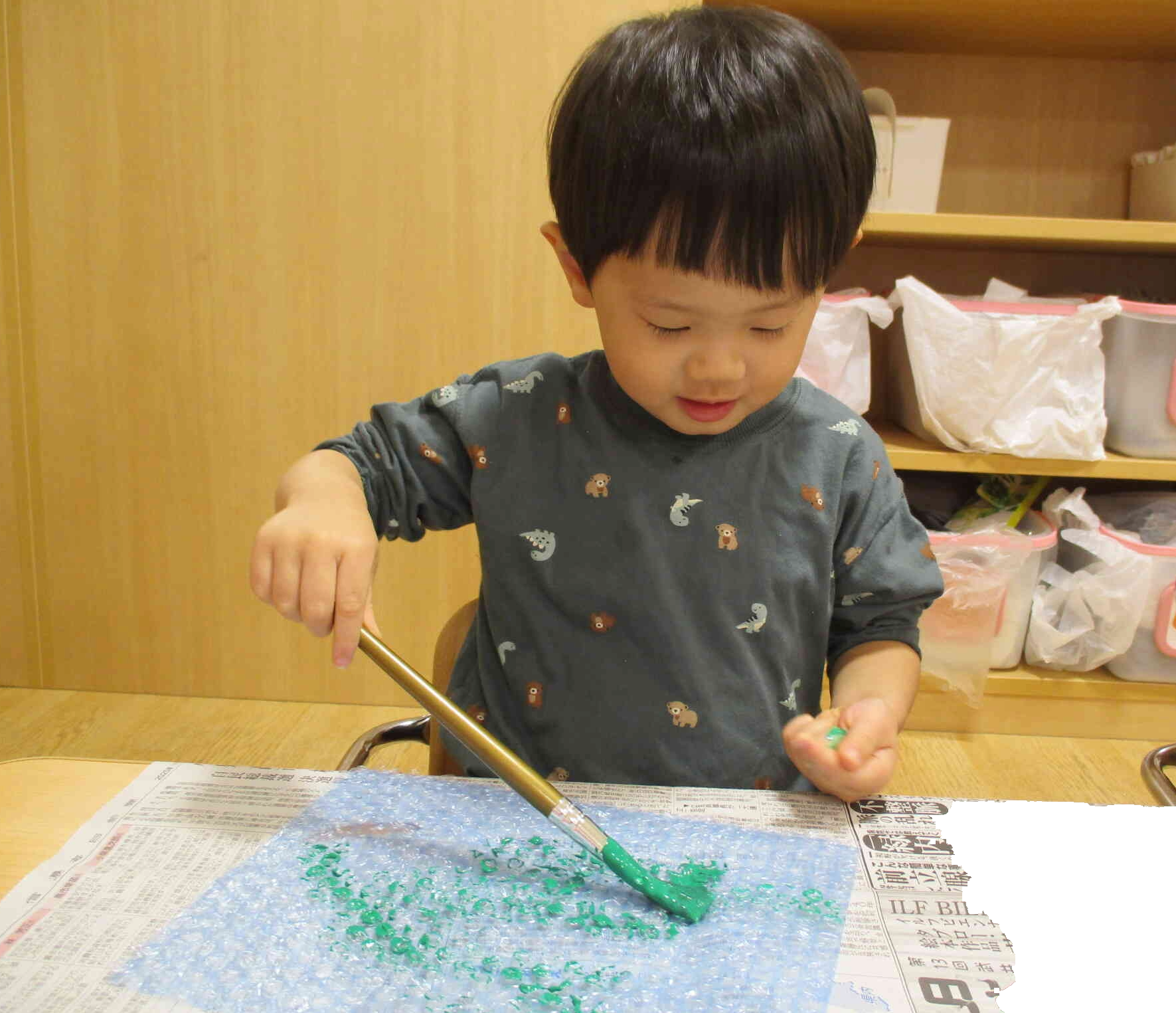 クリスマス製作～あひる組、うさぎ組～