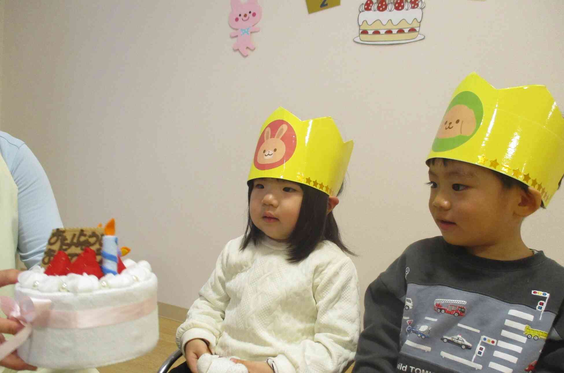 誕生日ケーキの完成☆