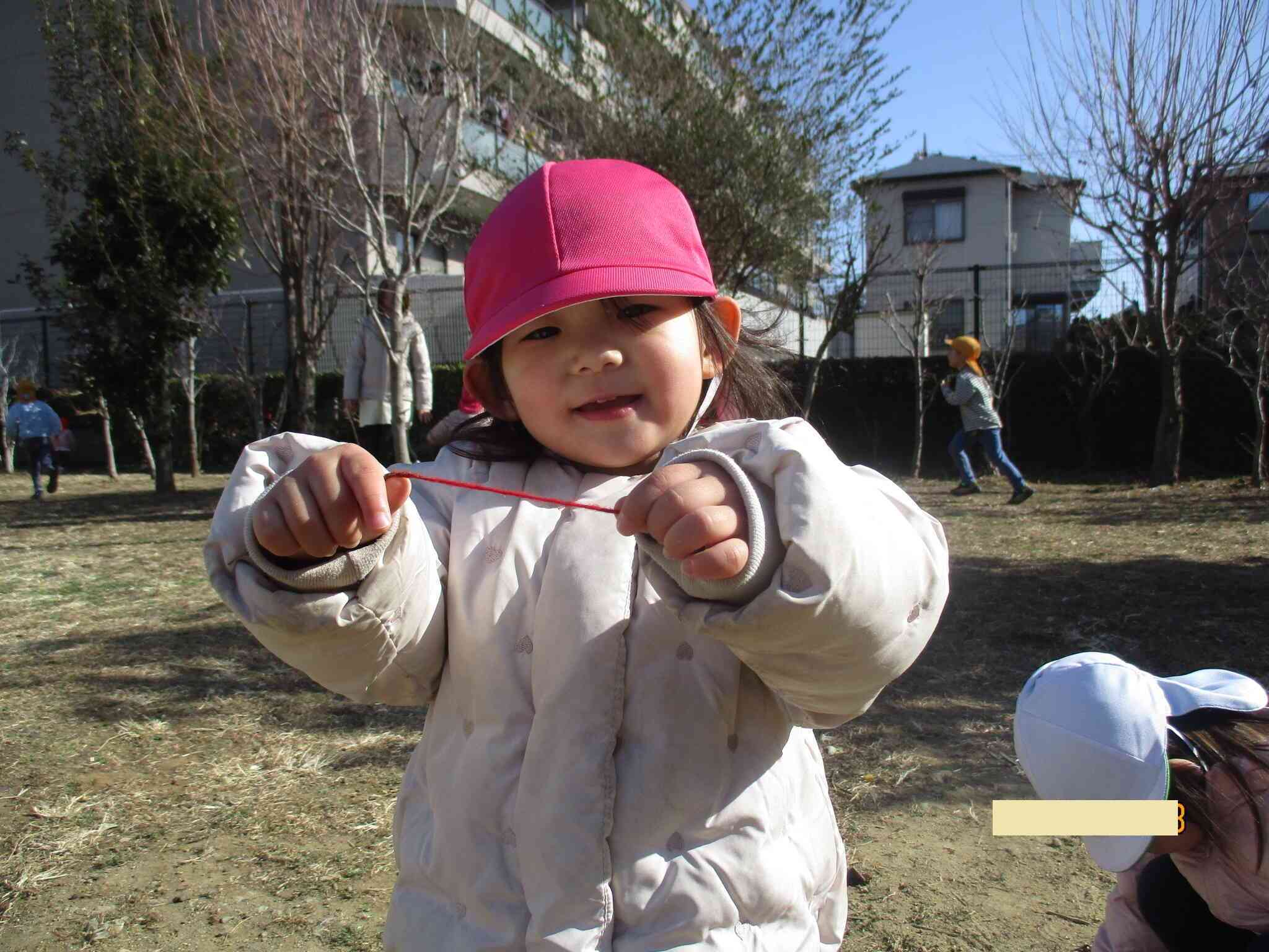 赤い毛糸も発見！