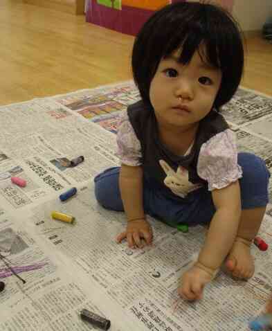 新聞紙もつなげてみました！