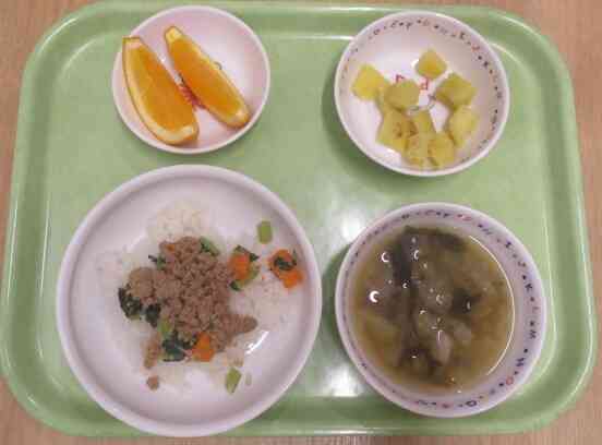 8月31日の給食