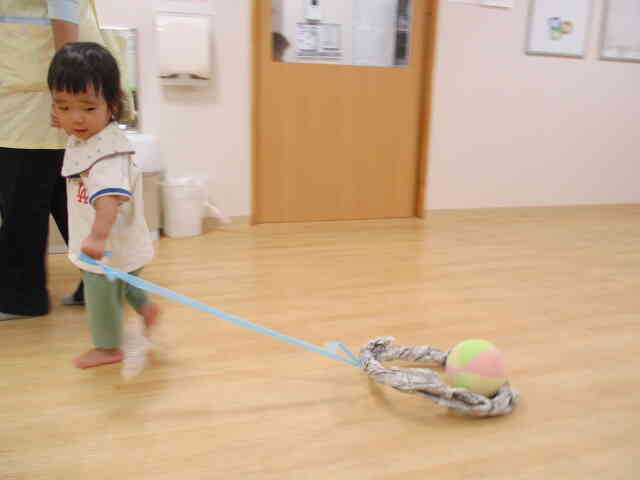 ボール運びに挑戦！！