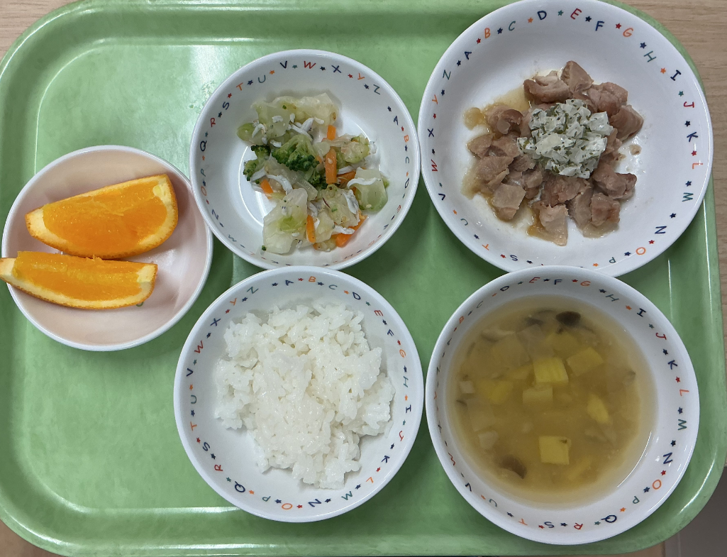 １０月２１日の給食。