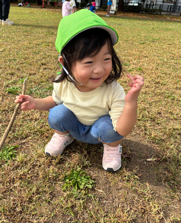 秋の自然に触れながら遊びました☆