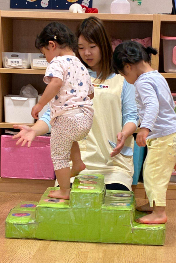 階段を登り降り☆